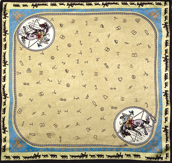Brand & Blue 34.5" Silk Wild Rag