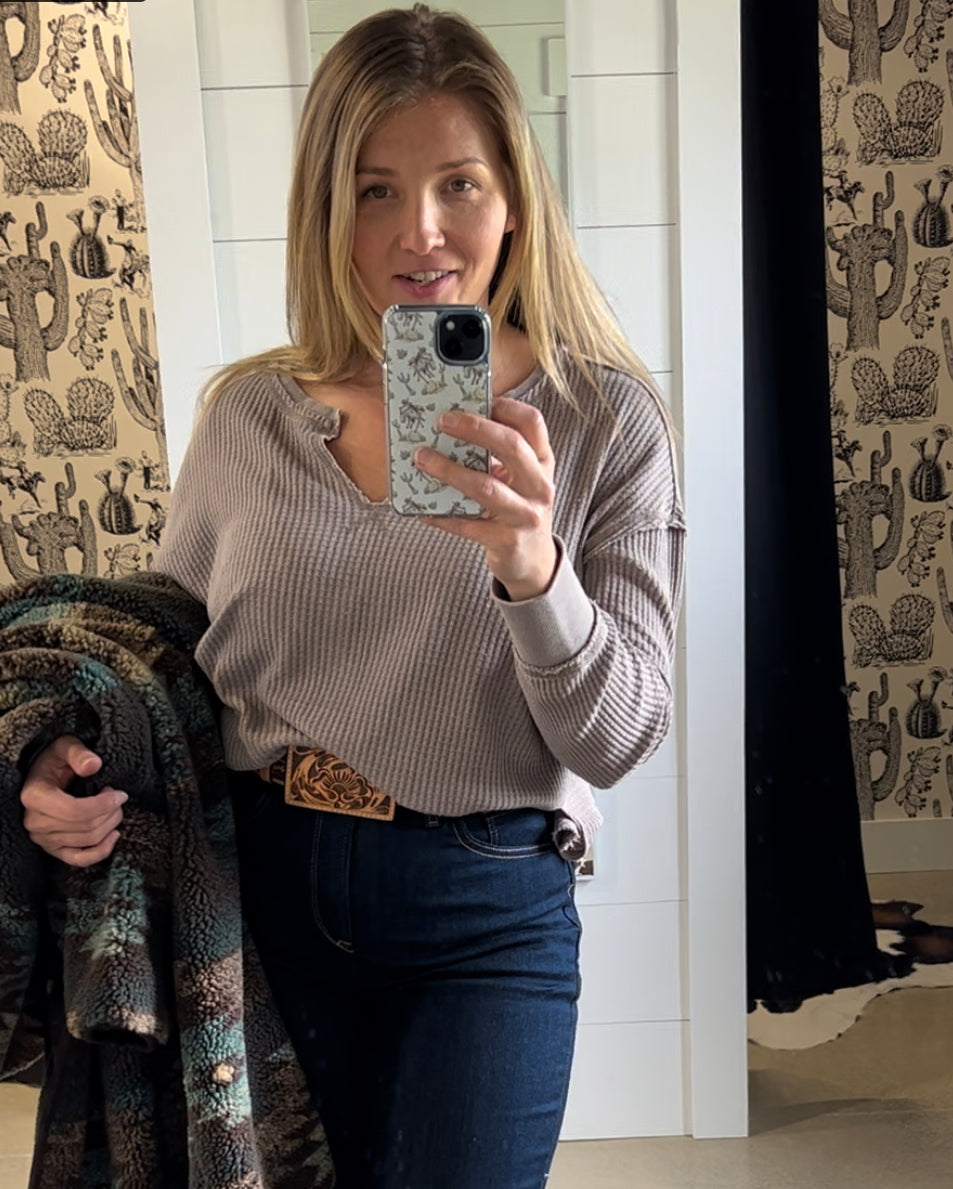Long Sleeve Thermal Top by Z Supply (2 Colours; XS - L)