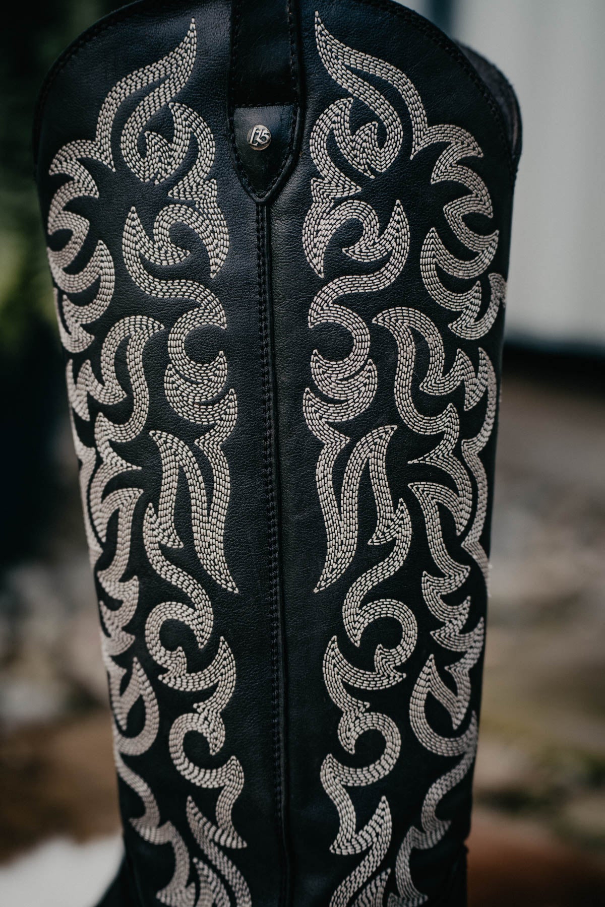 "Allie" Tall BLACK Leather Boots by Liberty Black {B & C Calf Widths}