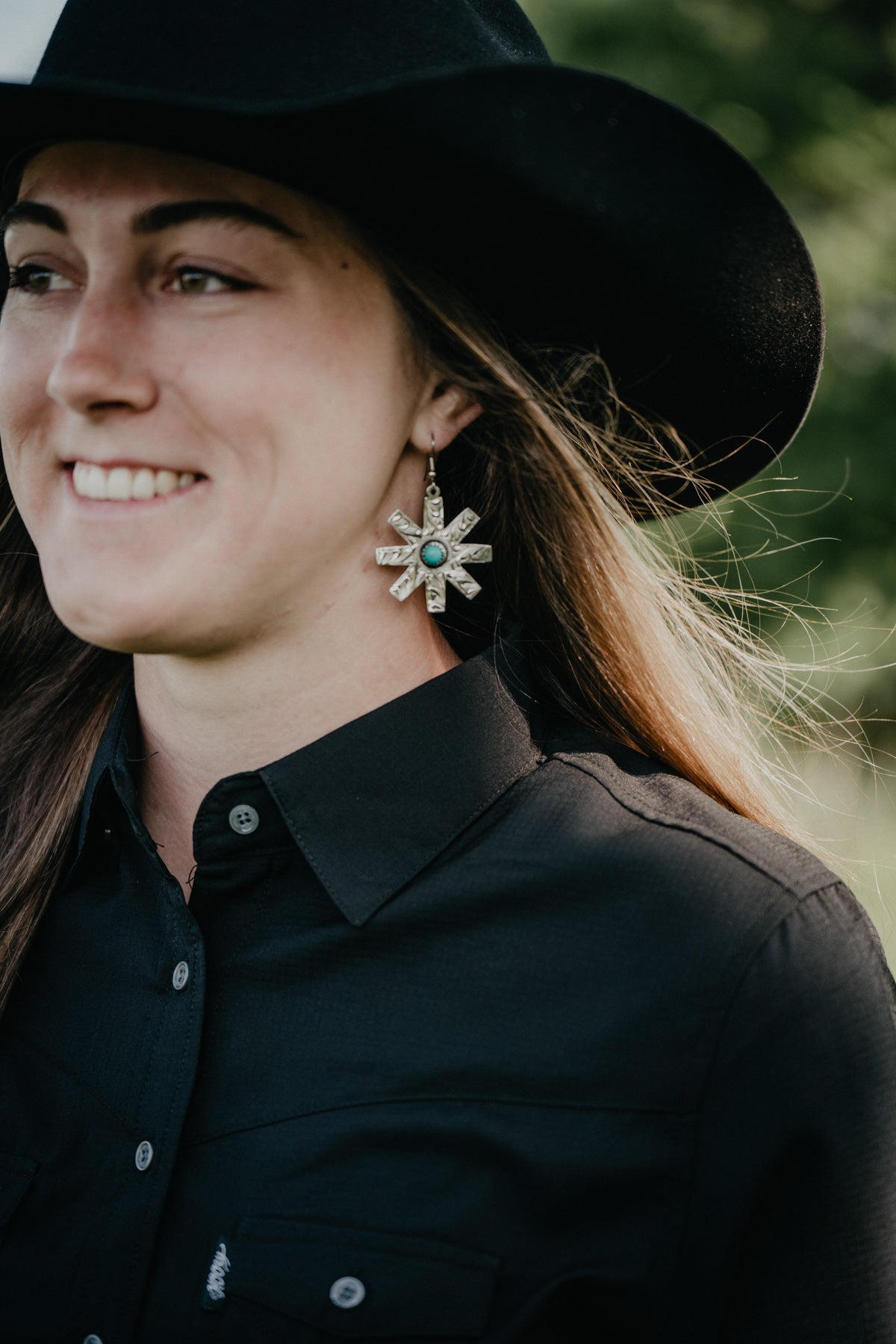 Spur Rowel Earring