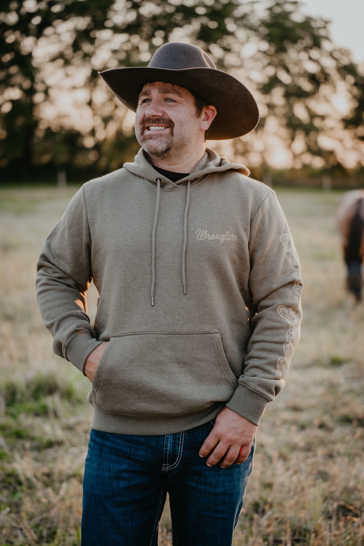 'Brett' Men's Classic ‘Rope Wrangler’ Hoodie (S-XXL)