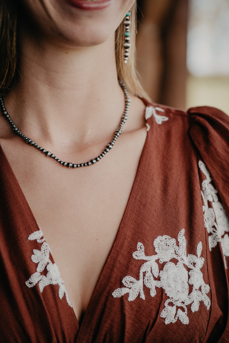 Navajo Pearl Mixed Ombre Necklace