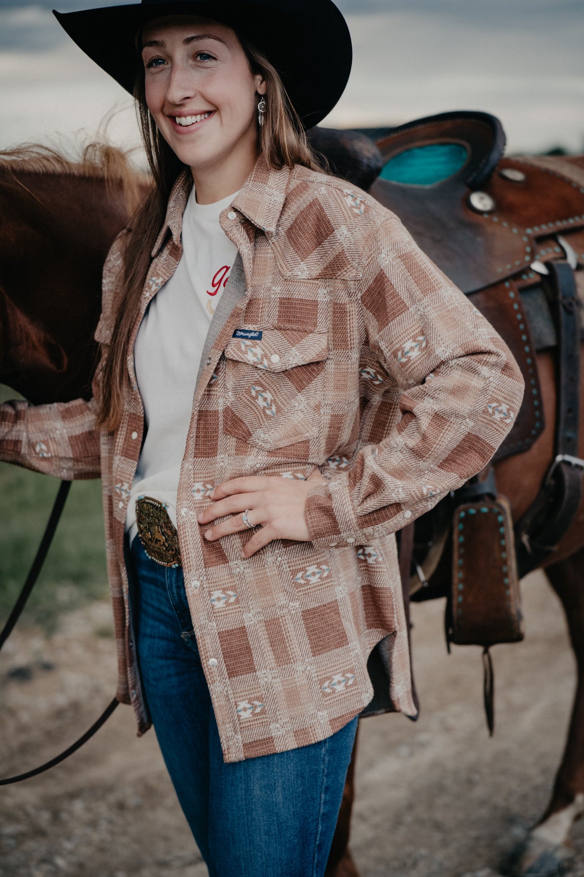'Cora' Retro Shacket by Wrangler (XS-XL)
