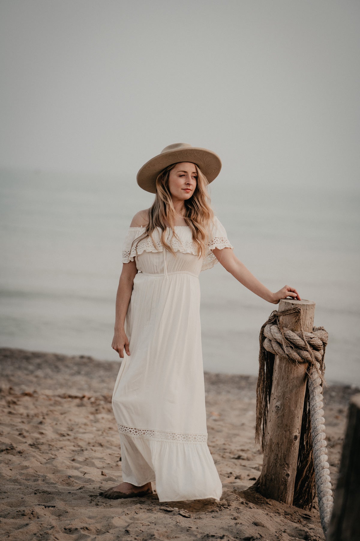 'Tallulah' Lace Accented Maxi Dress (2 Colours; S - L)