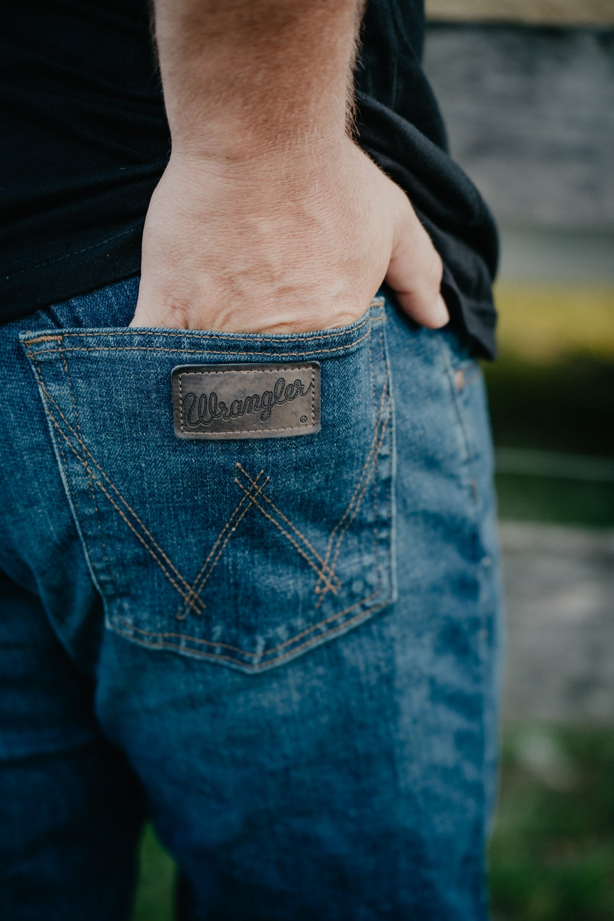 'COJO' Men's 02 Wrangler x Cody Johnson Slim Bootcut Jean