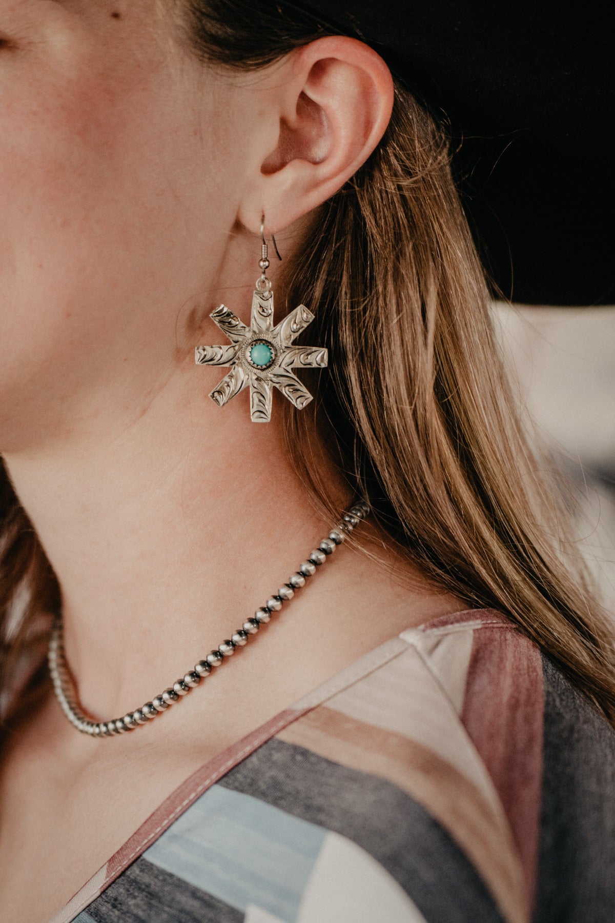 Spur Rowel Earring