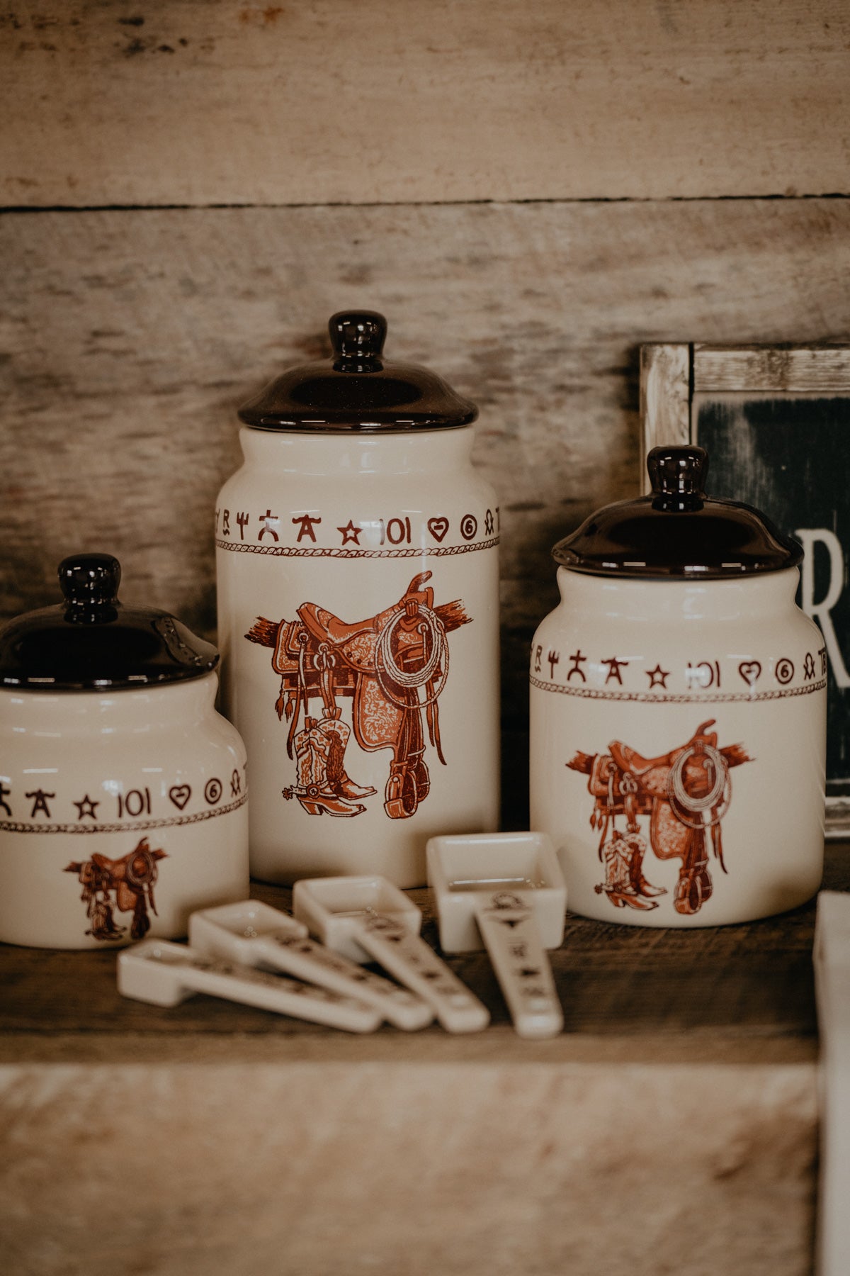 'Boots & Saddle' Canister Set 2 options