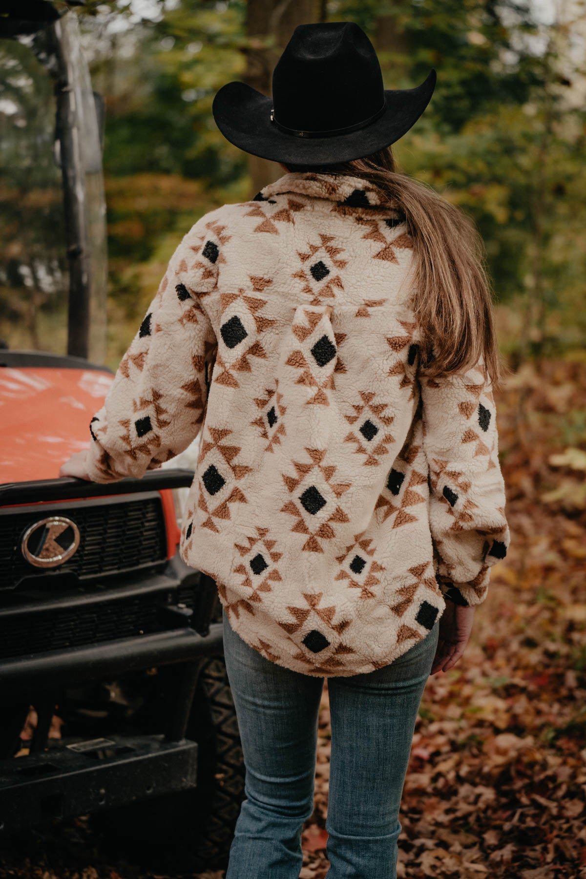 'Nellie' Cream Aztec Shacket with Pockets (XS - XXL)
