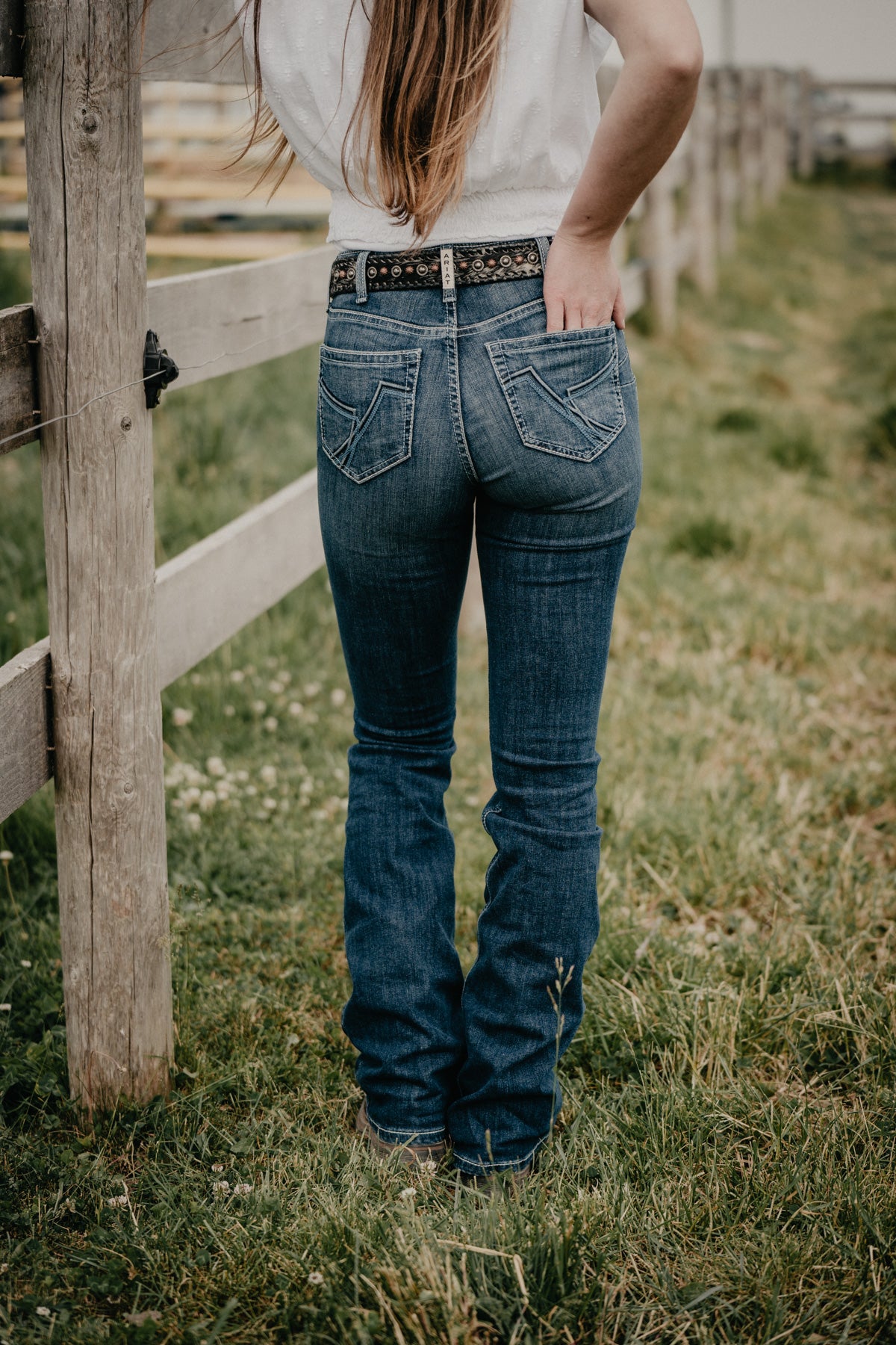 Saylor' High Rise Bootcut Jean by Ariat