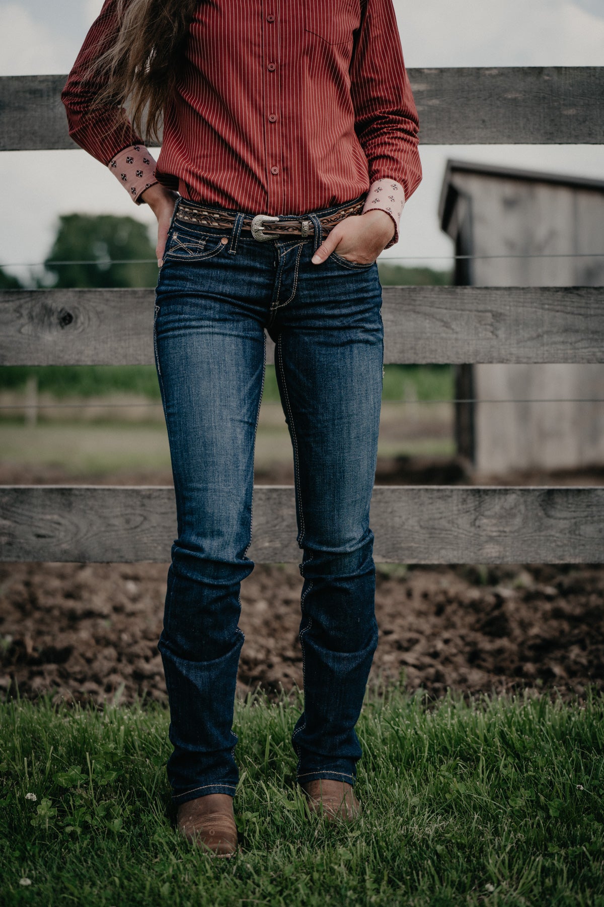 'Greta' Perfect Rise Straight Leg Jean by Ariat