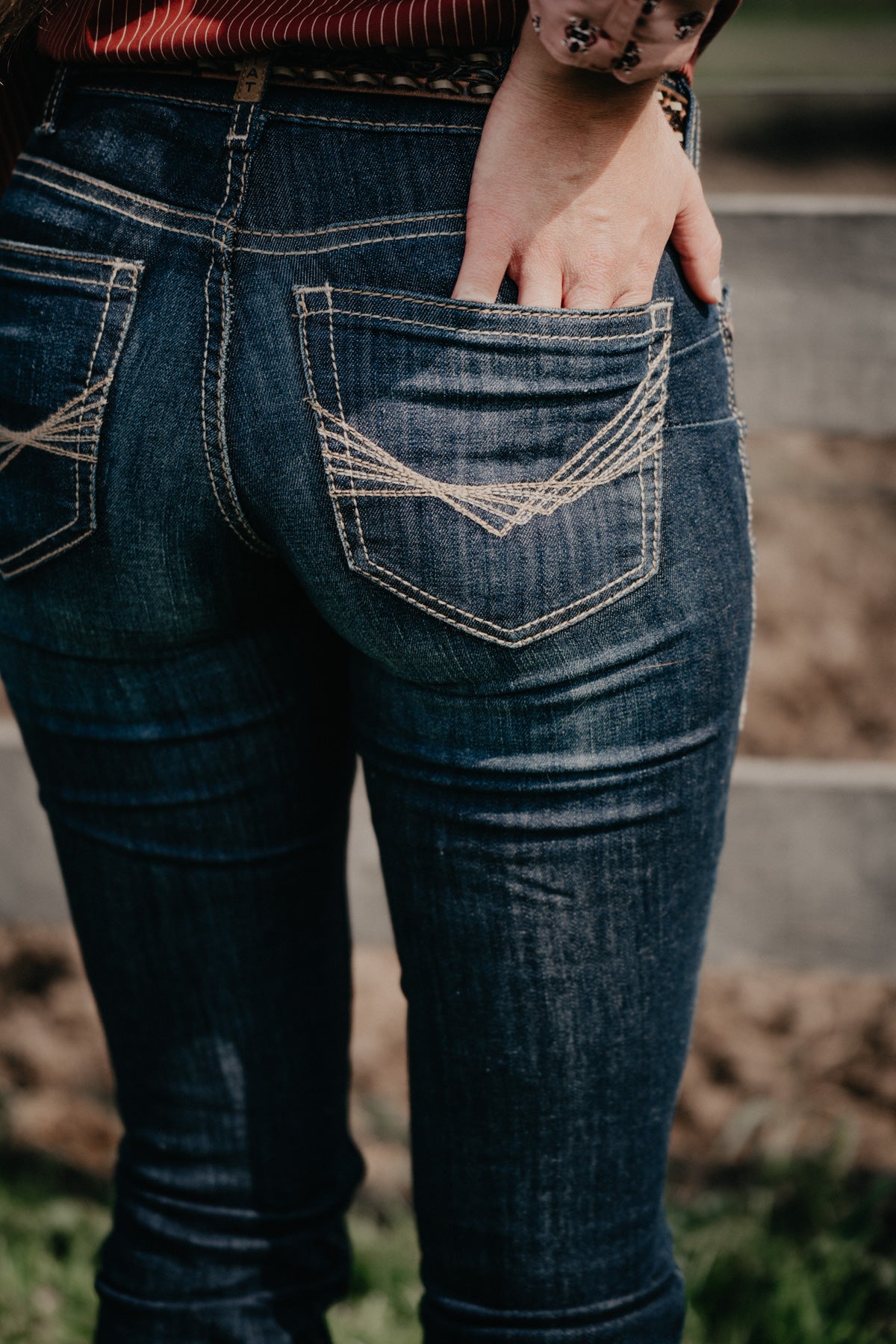 'Greta' Perfect Rise Straight Leg Jean by Ariat