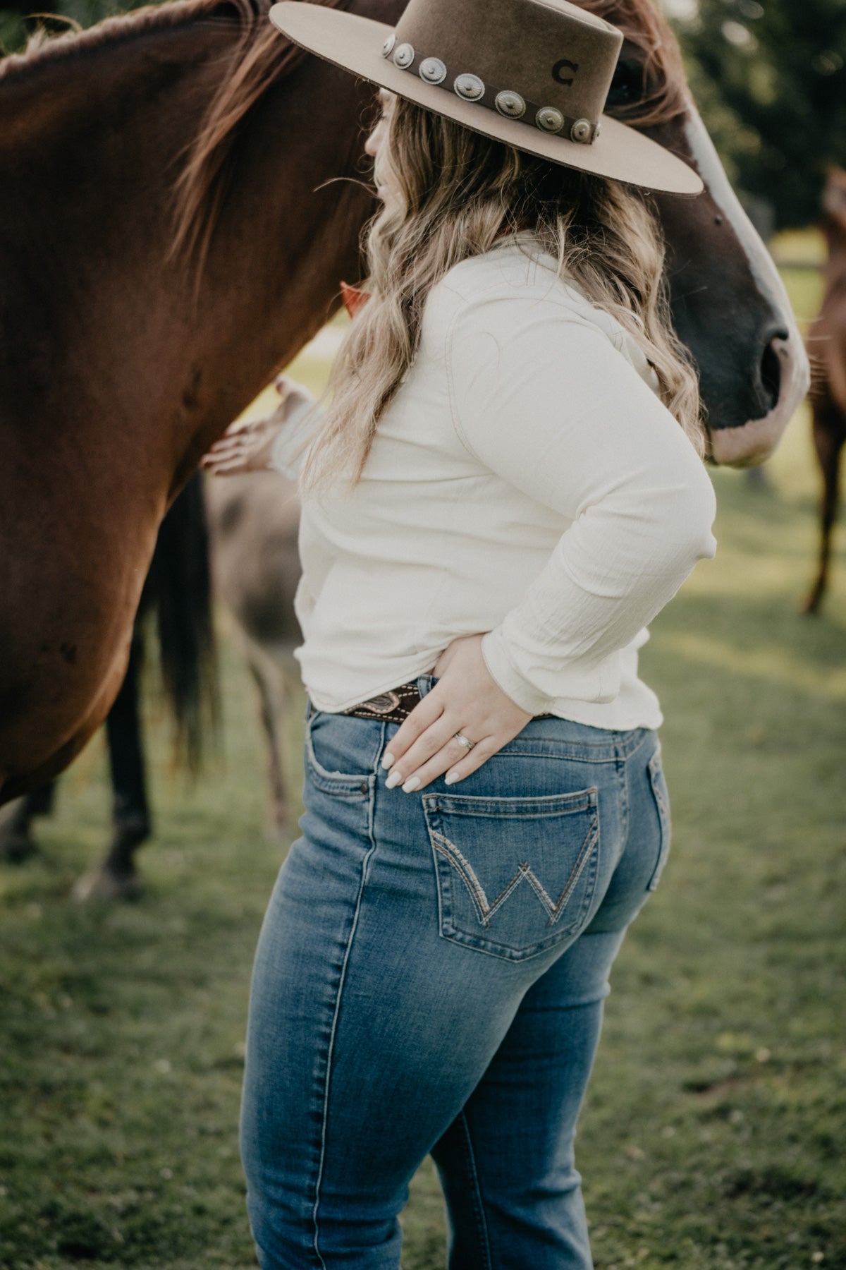 'Sally' Mid Rise Q-Baby Bootcut Jean by Wrangler