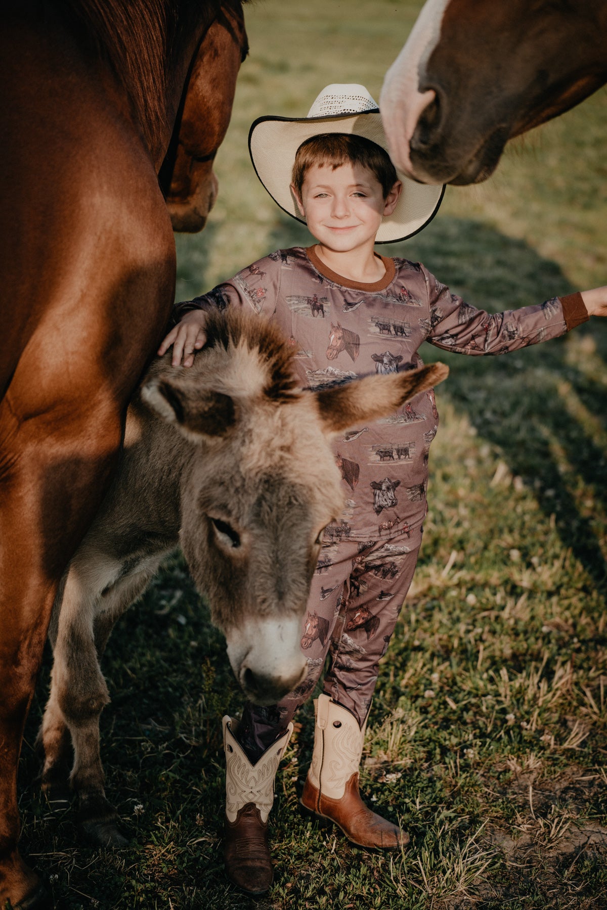 CC Exclusive Western Print Kids Pajama Set (2T to 12/14)