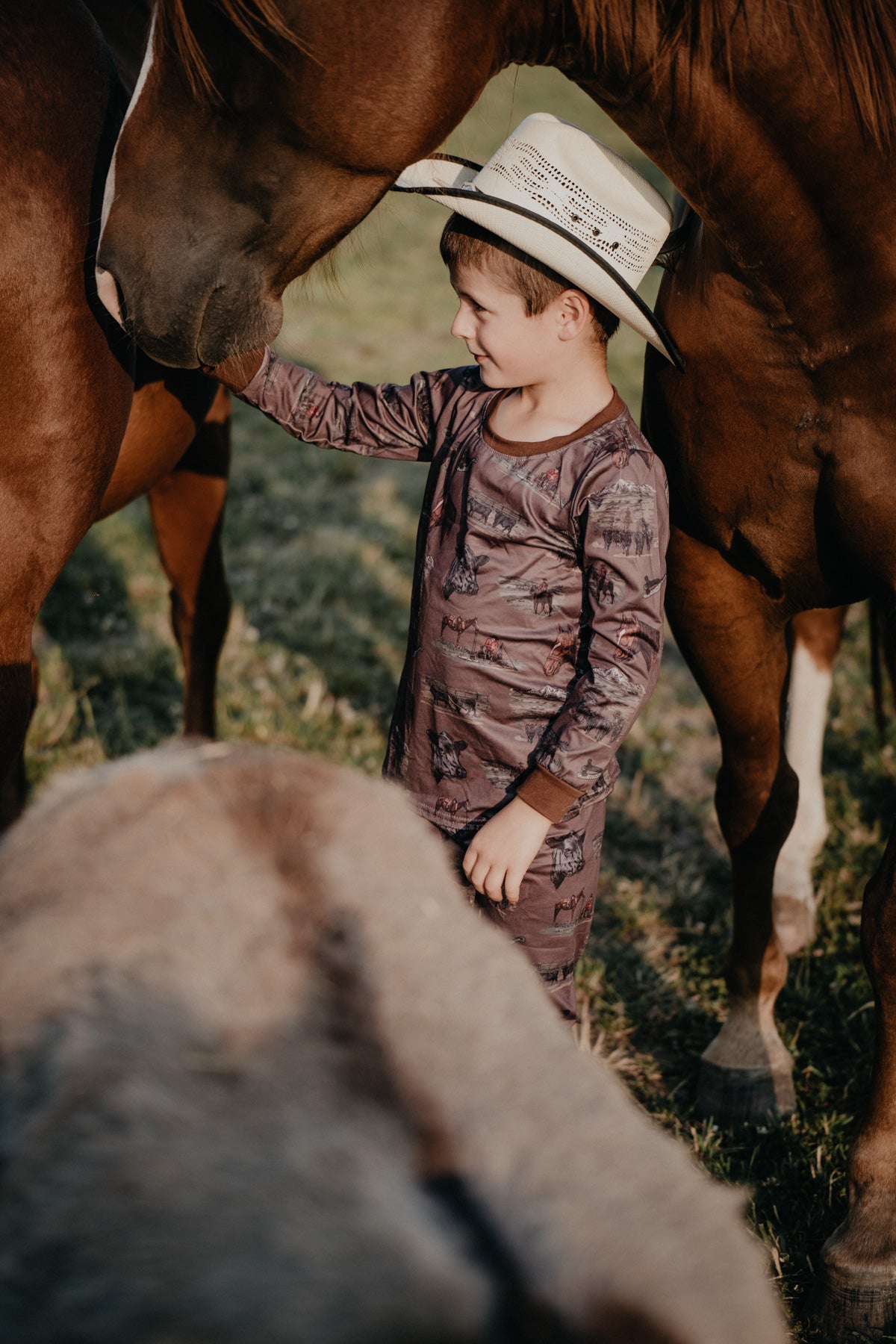 CC Exclusive Western Print Kids Pajama Set (2T to 12/14)