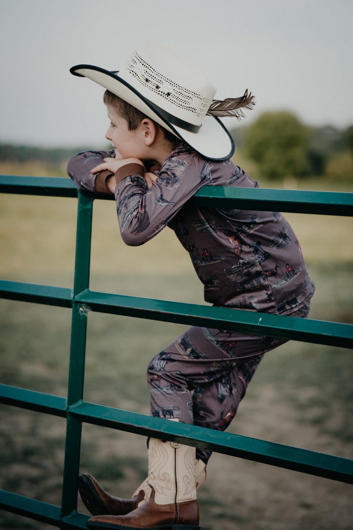 CC Exclusive Western Print Kids Pajama Set (2T to 12/14)