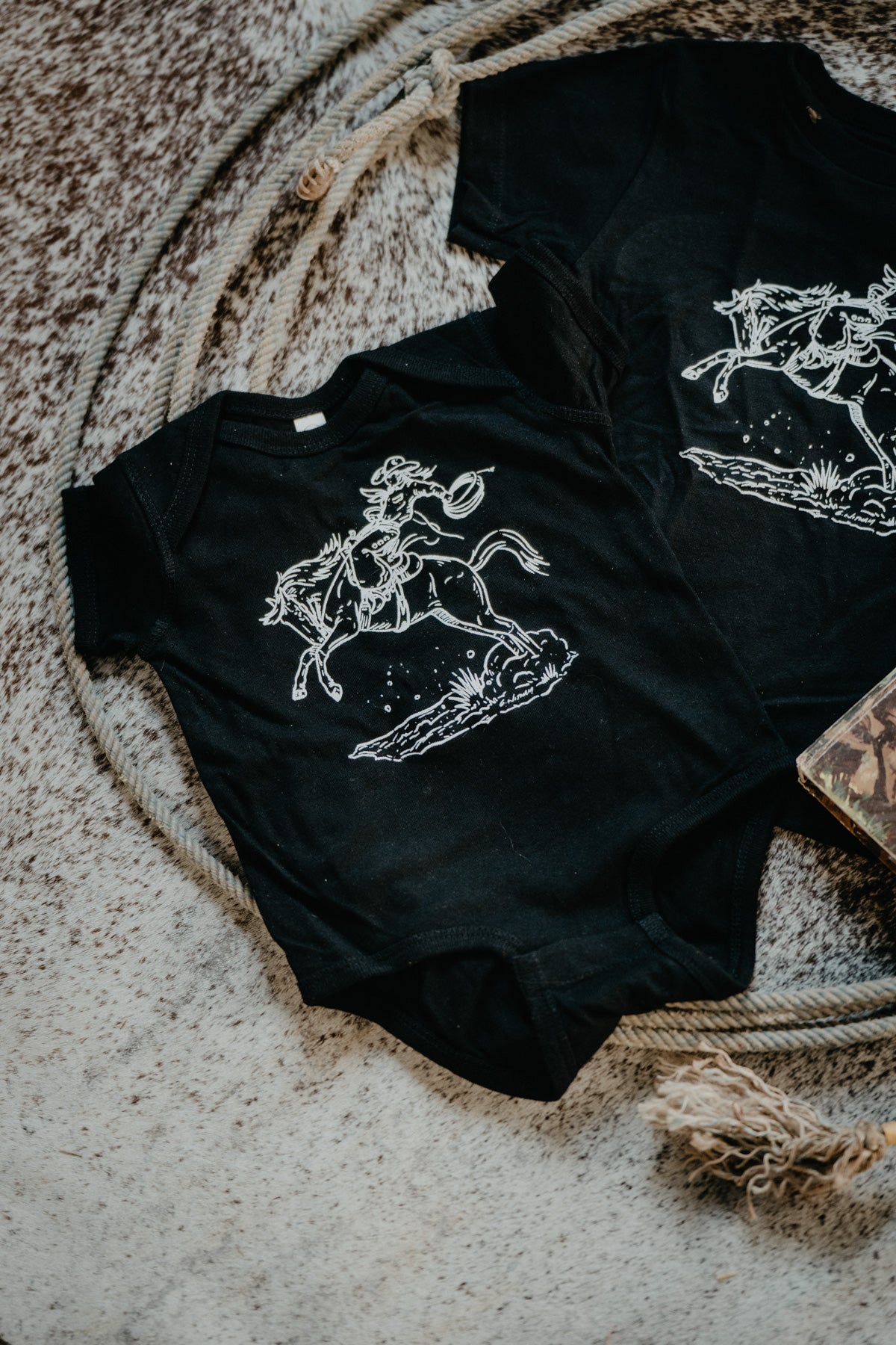 "Raisin' Hell" CC Exclusive Infant Bronc Onesie (Newborn to 24M)