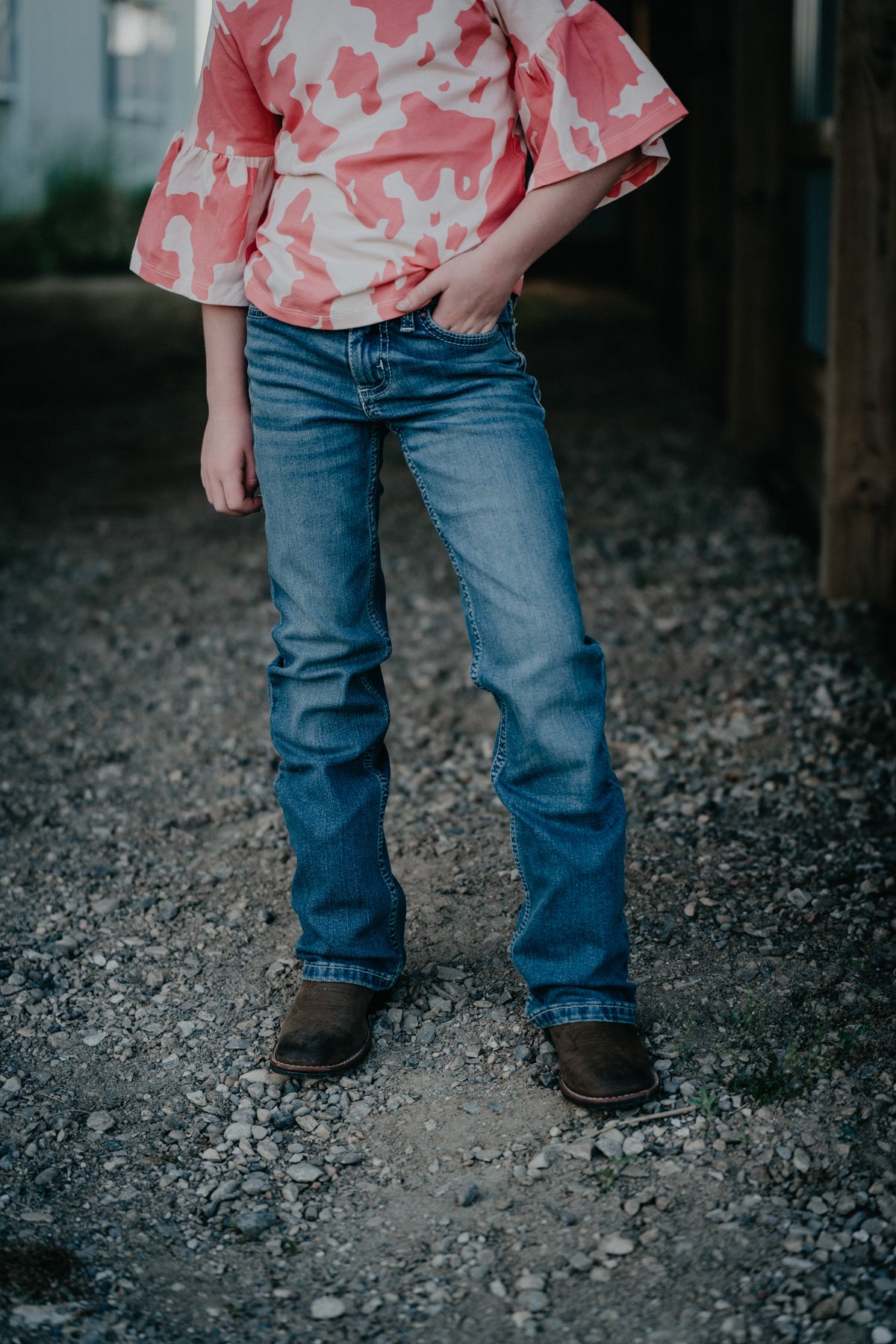 Girls Retro Bootcut Wrangler Jeans (4T - 12; Slim & Regular)