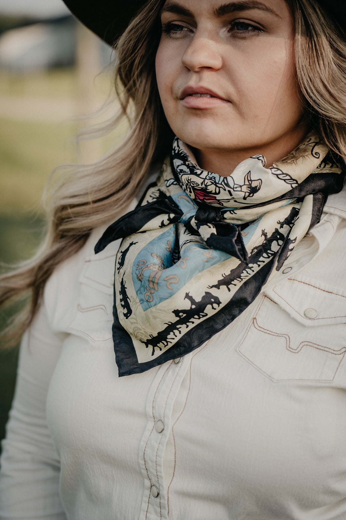 Brand & Blue 34.5" Silk Wild Rag