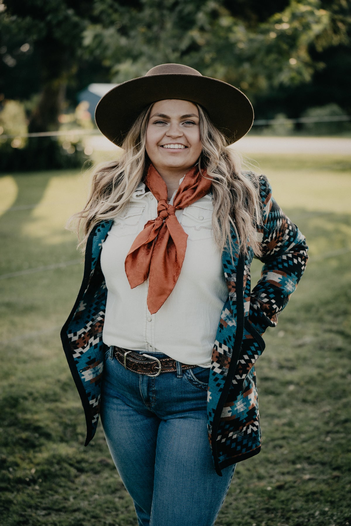 'Table Rock' Aztec Jacket by Cripple Creek (S & M Only)