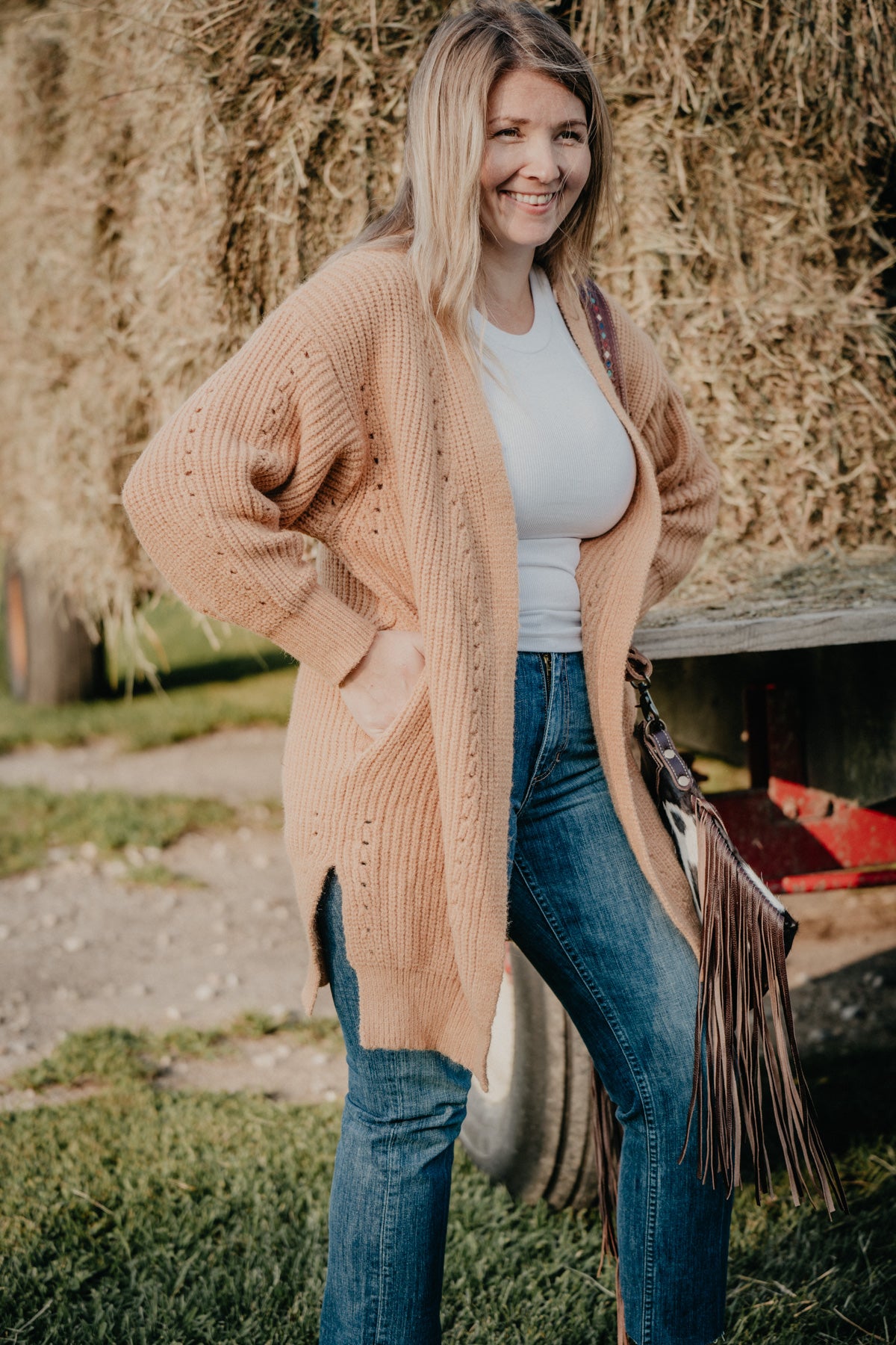 'Bellamy' Knit Cardigan (S/M & M/L)