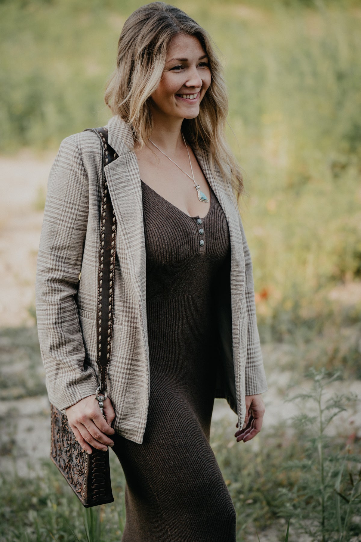 'Sully' Plaid Women's Blazer (XS - L)
