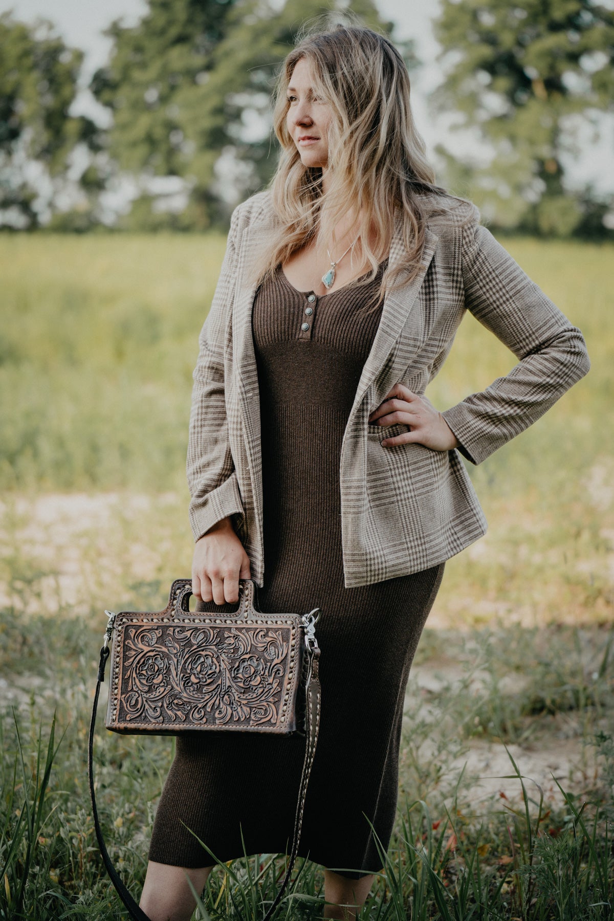 'Sully' Plaid Women's Blazer (XS - L)