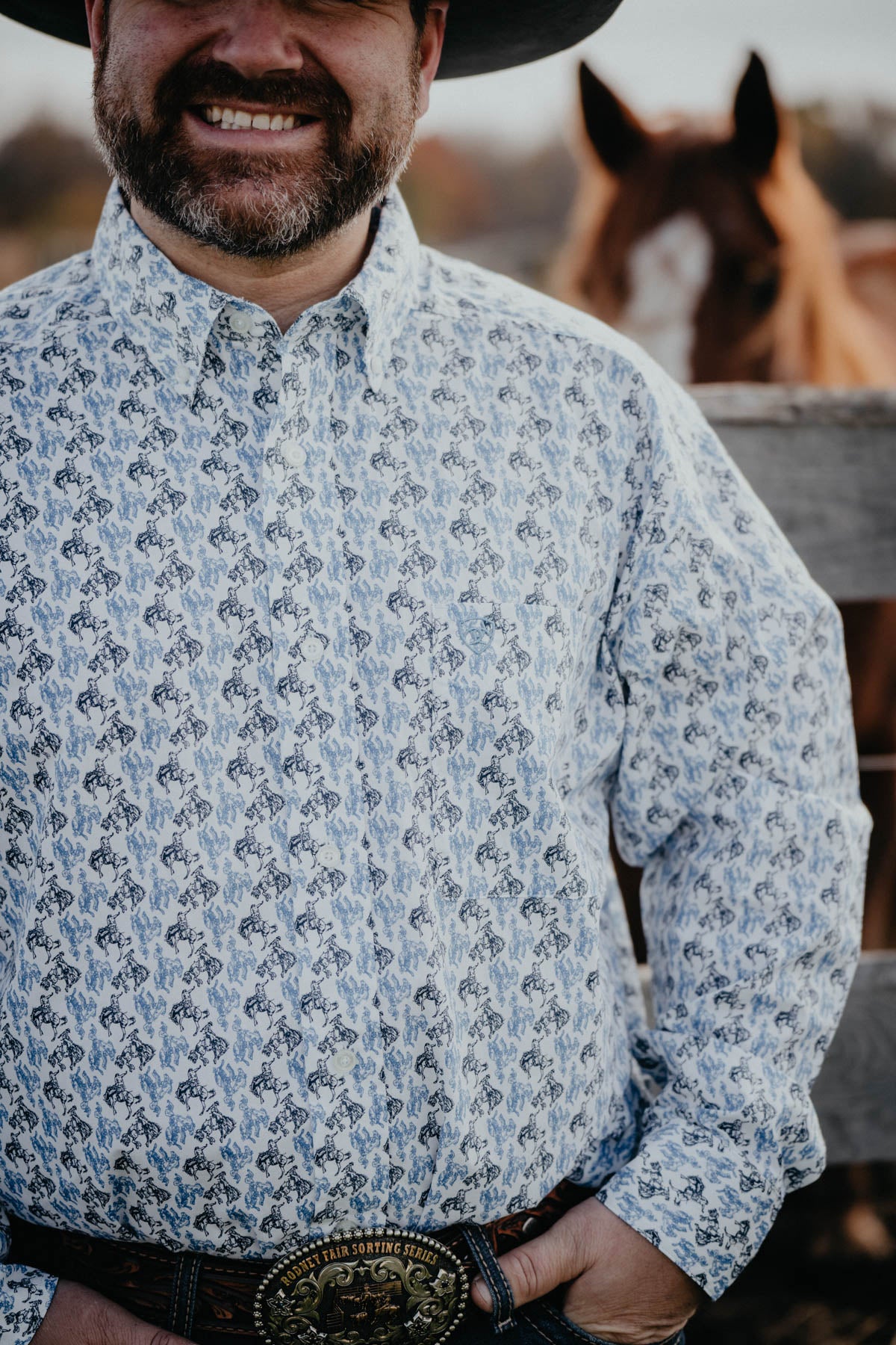 Men's 'Peerce' Ariat Classic Fit Long Sleeve (S-XXL)