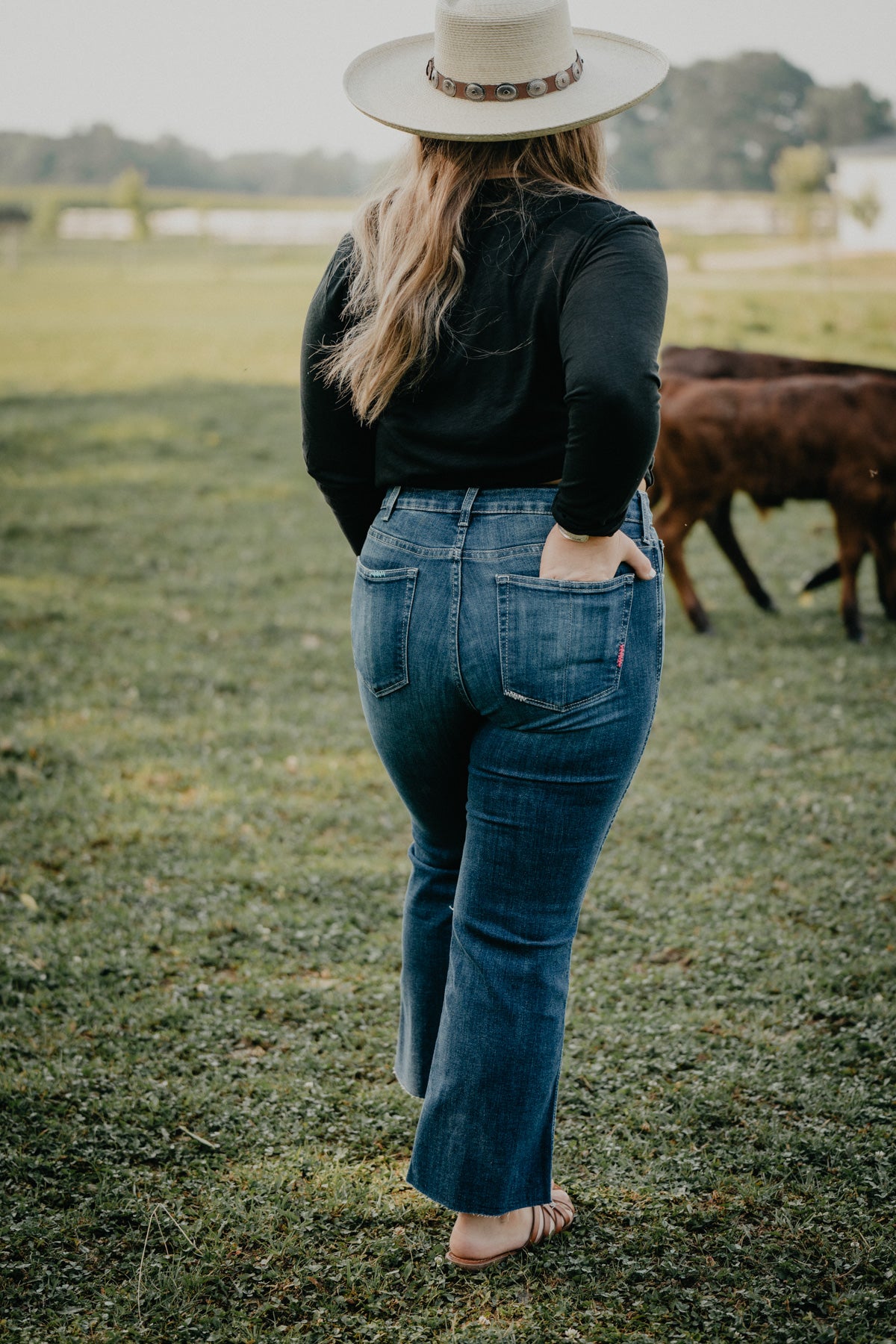 'Athena' High Rise Kick Flare Jean by Ariat (Sizes 24-34)