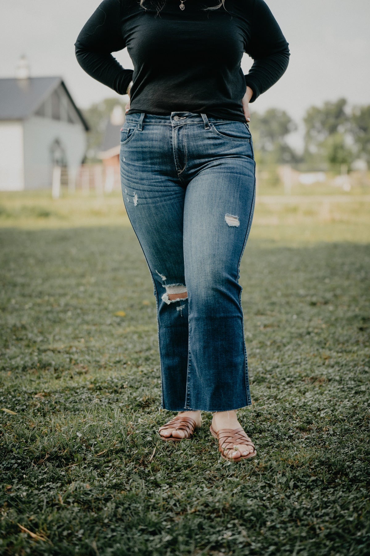 'Athena' High Rise Kick Flare Jean by Ariat (Sizes 24-34)