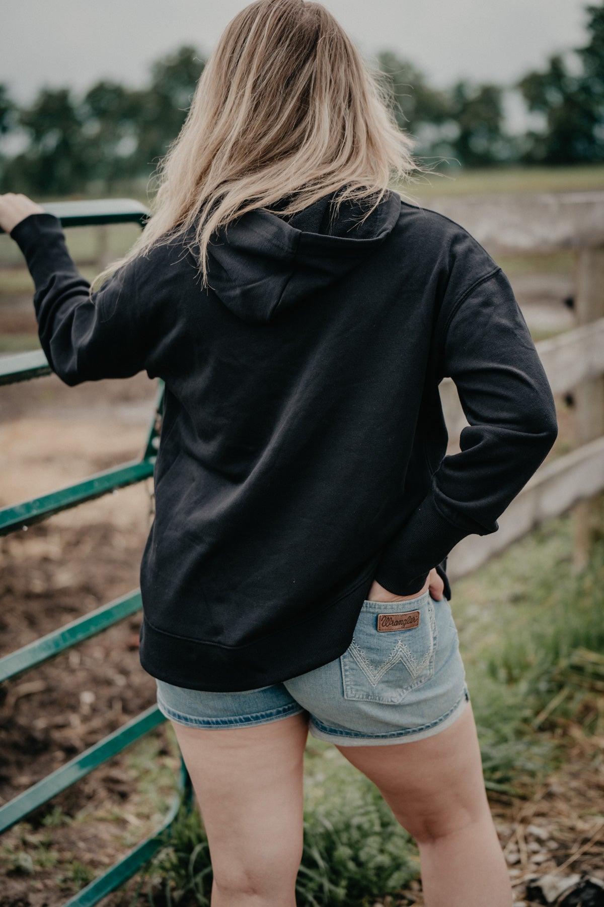 'Topaz' Women's Black Desert Wrangler Hoodie (S-XXL)