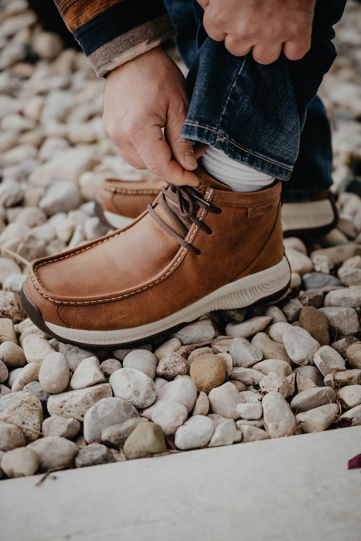 Men's Ariat Toasty Tan Leather All Terrain Spitfire {Size 8 & 13 EE Width}