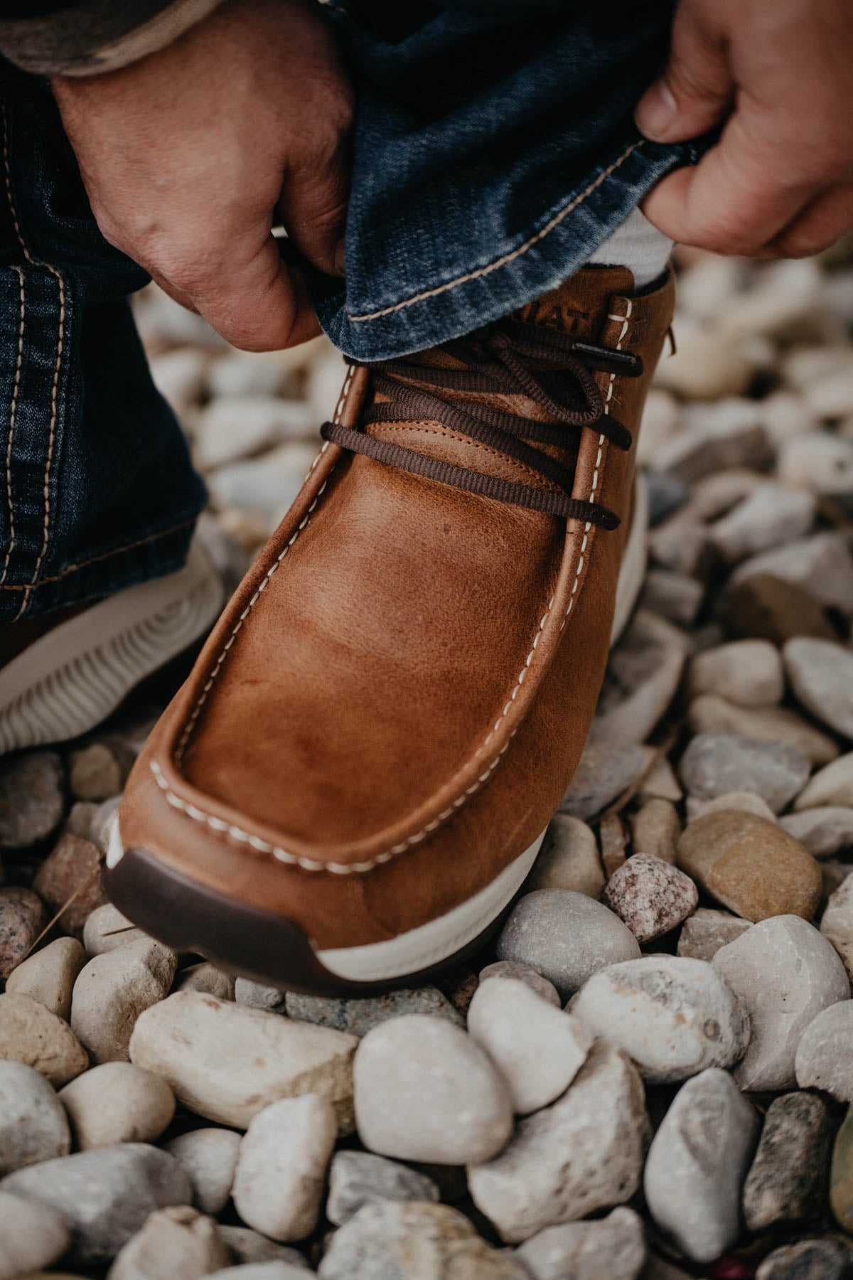 Men's Ariat Toasty Tan Leather All Terrain Spitfire {Size 8 & 13 EE Width}