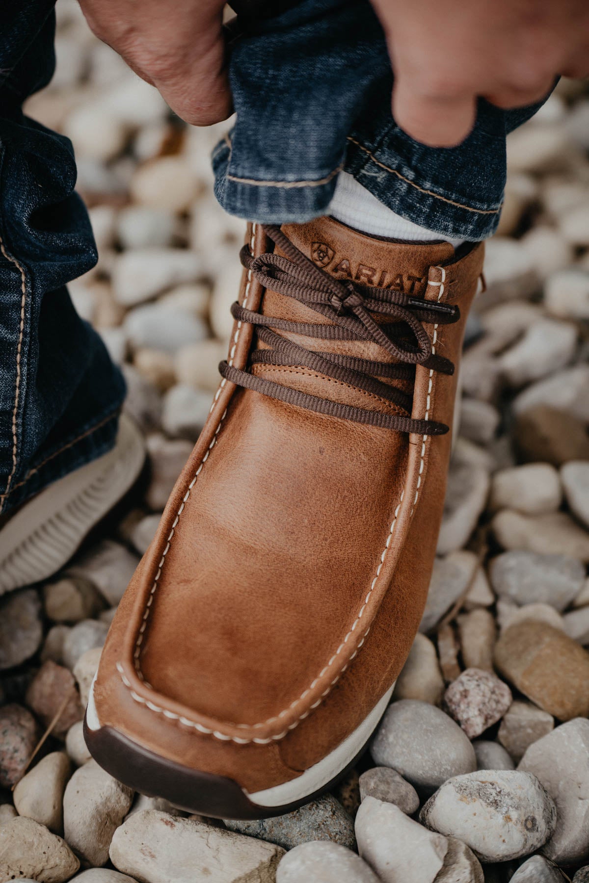 Men's Ariat Toasty Tan Leather All Terrain Spitfire {Size 8 & 13 EE Width}