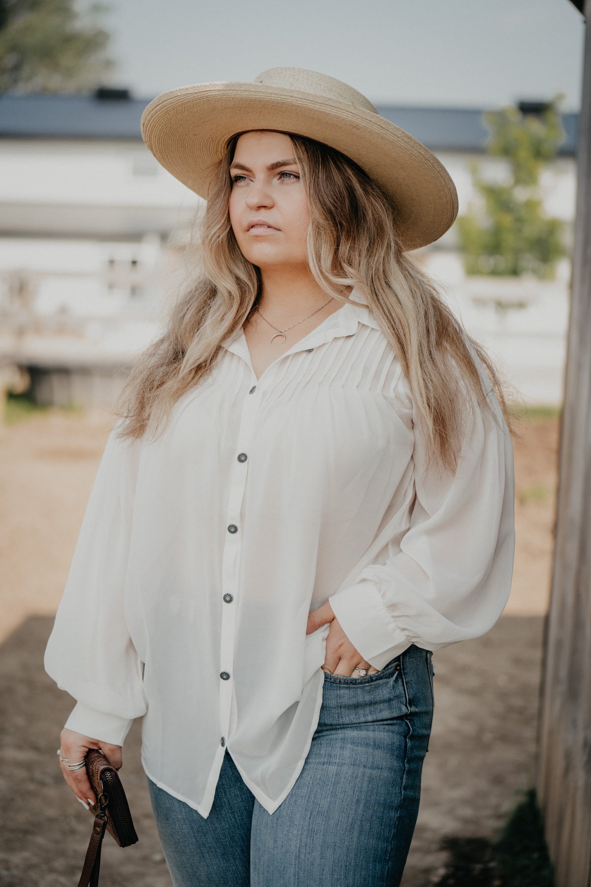 'Edie Blouse'' by Tasha Polizzi (S - XL)