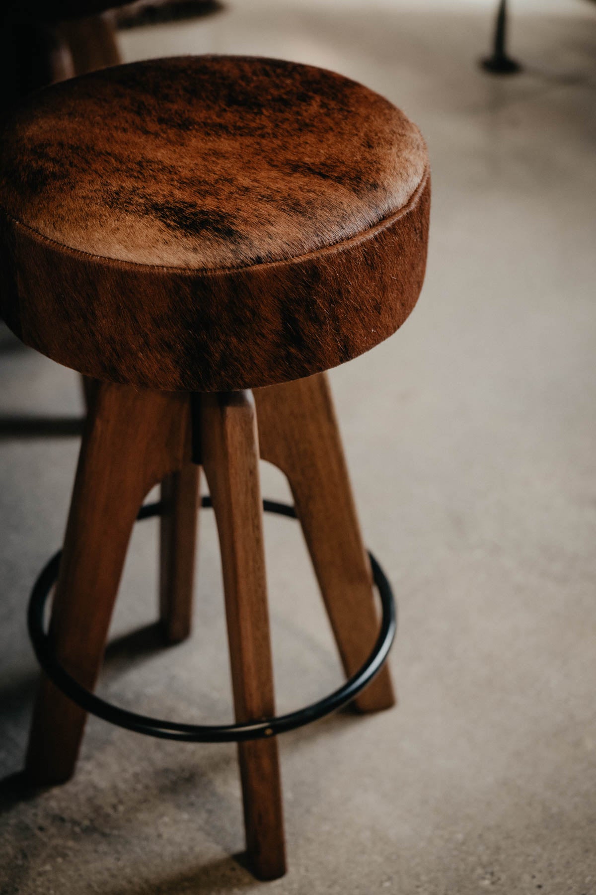 Cowhide Bar Stools