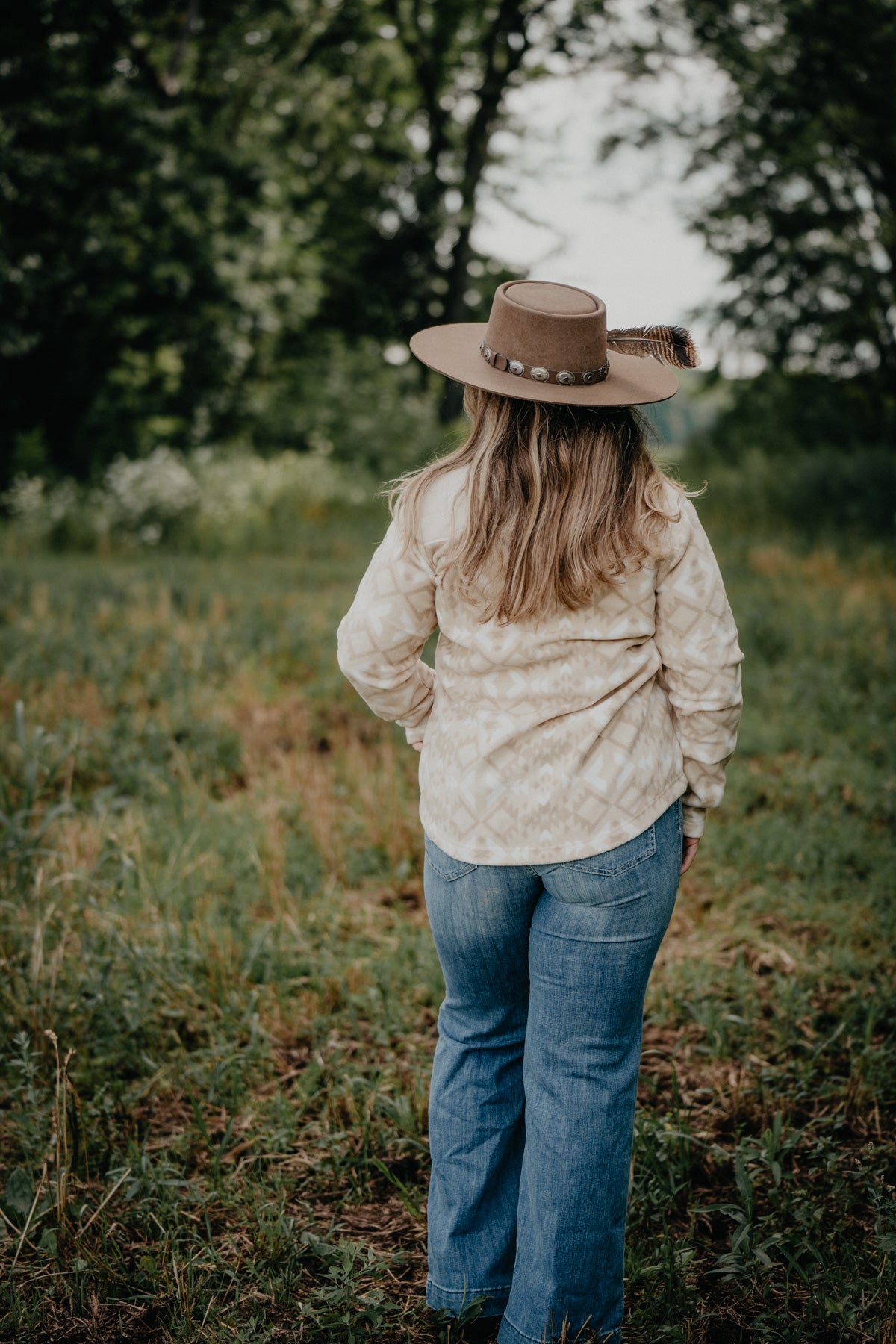 'Prescott' Sand Dune Aztec Fleece Jacket by Ariat