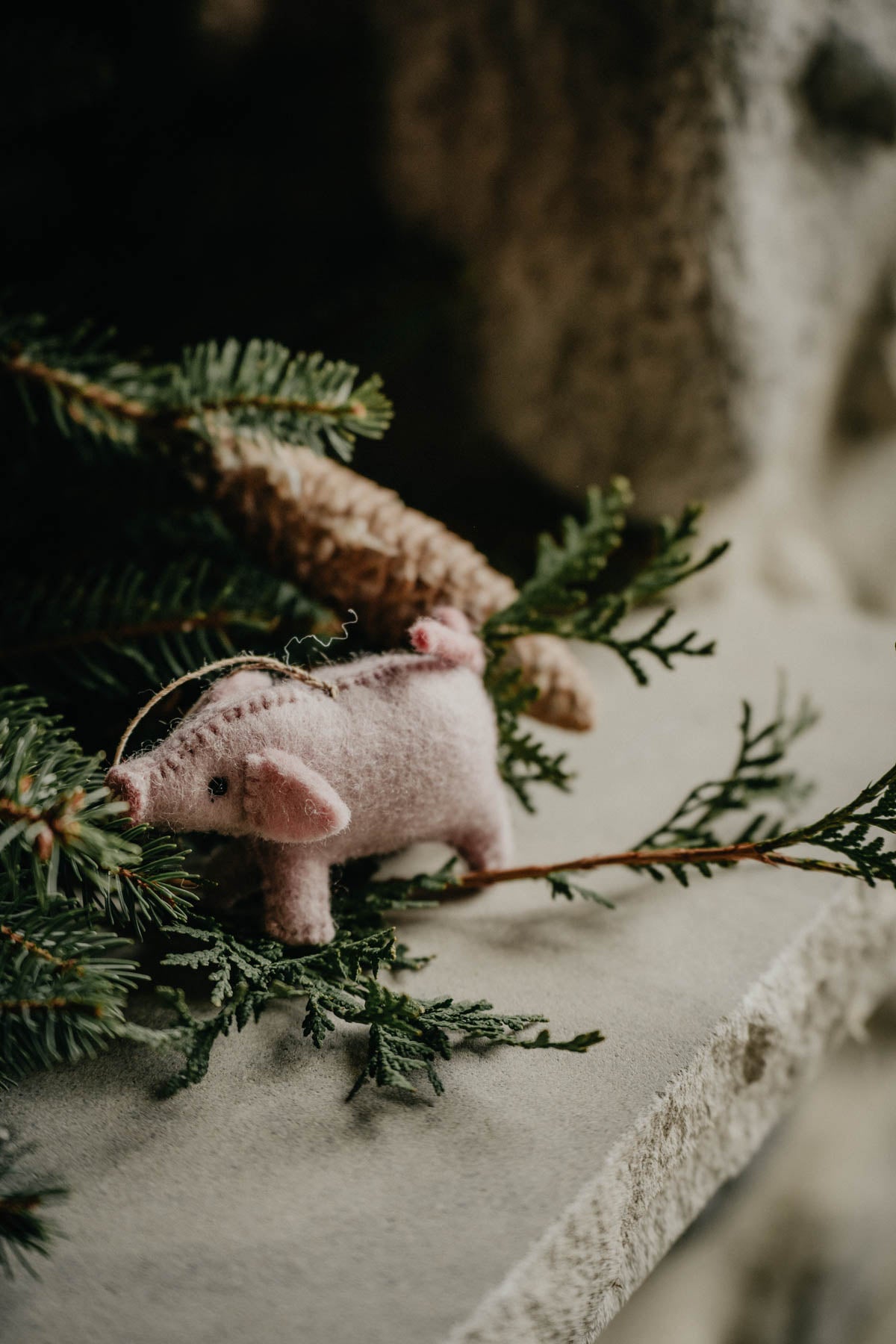 Felted Animal Tree Ornaments