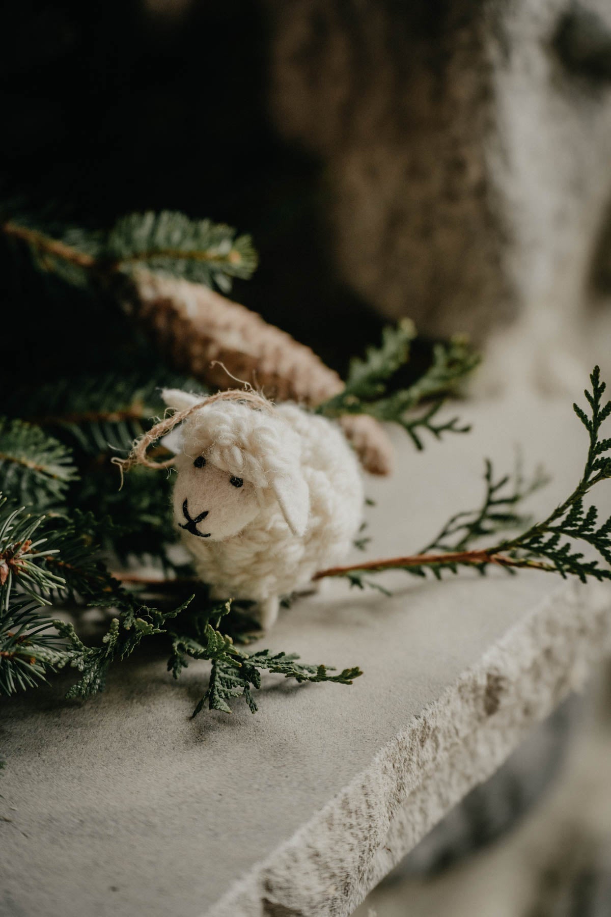 Felted Animal Tree Ornaments