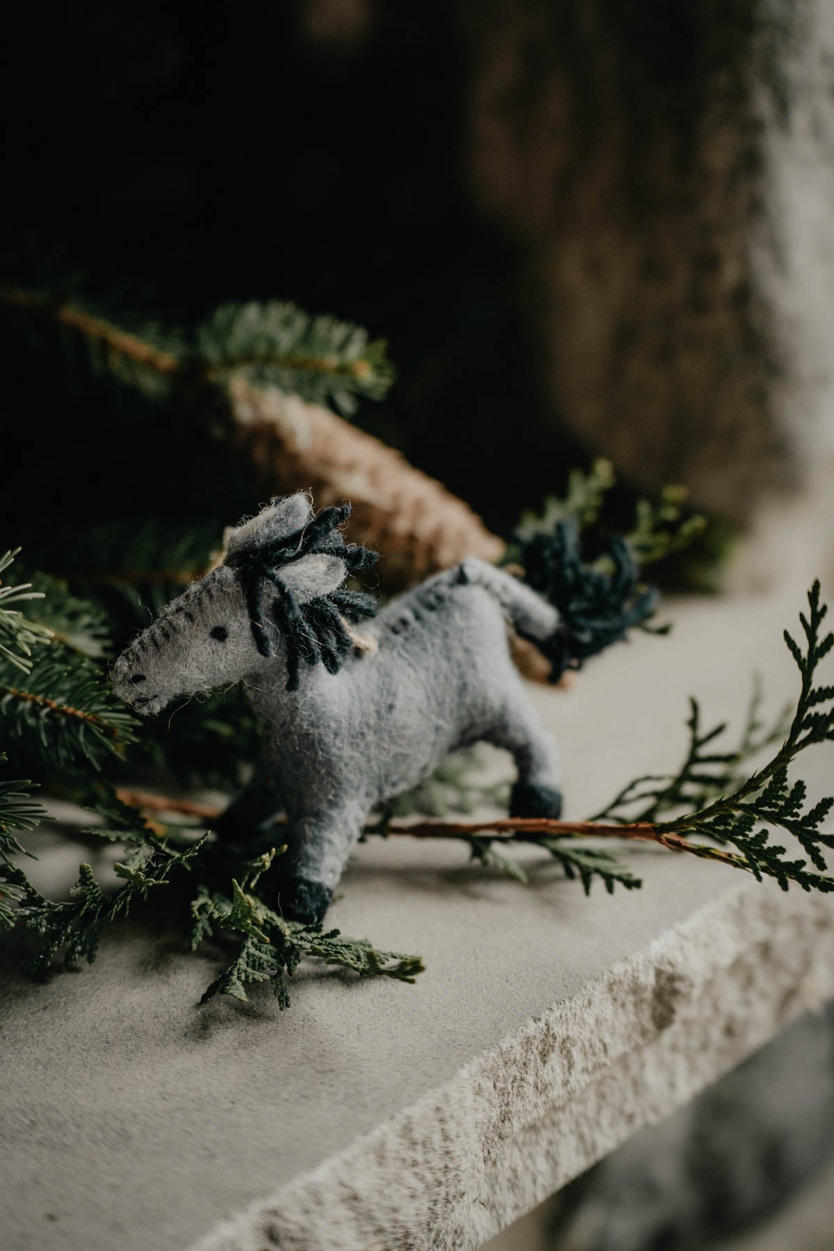 Felted Animal Tree Ornaments