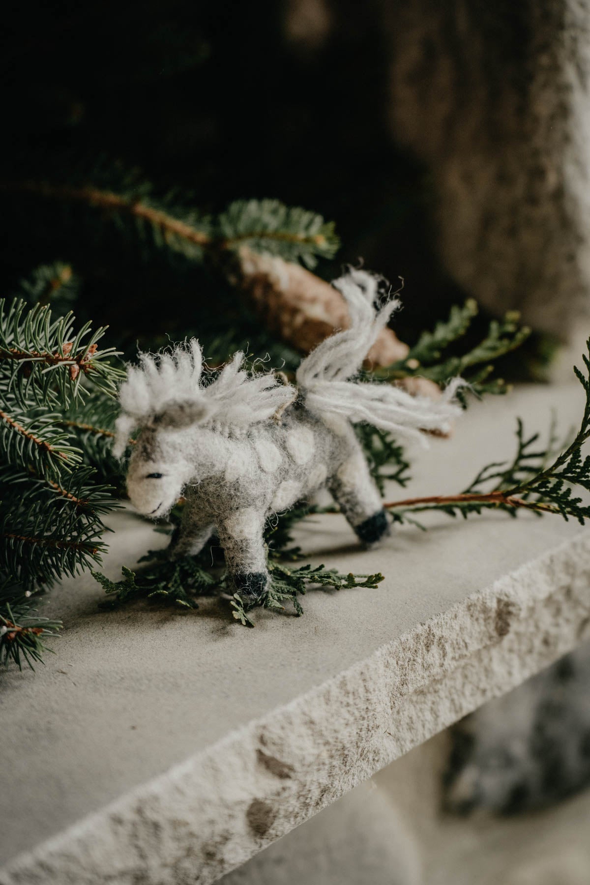 Felted Animal Tree Ornaments