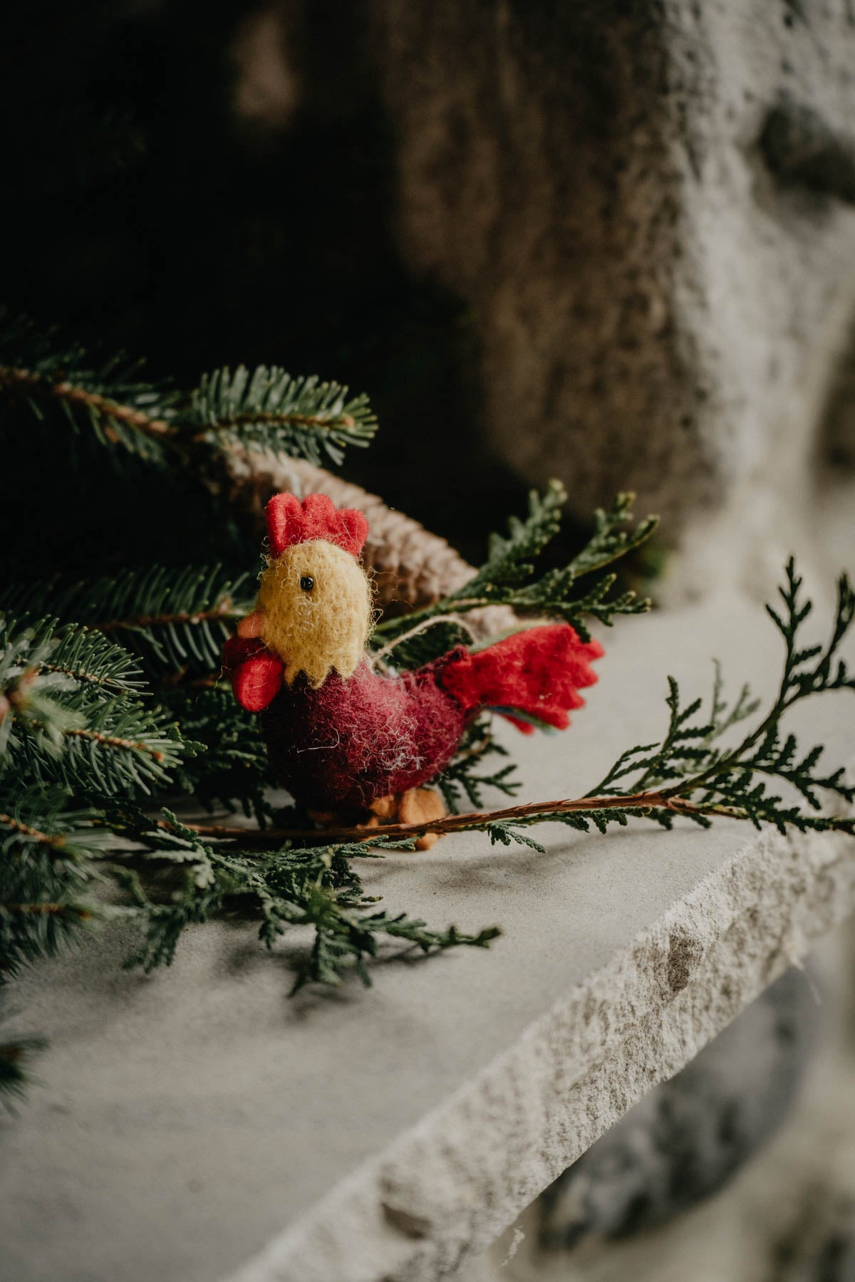 Felted Animal Tree Ornaments
