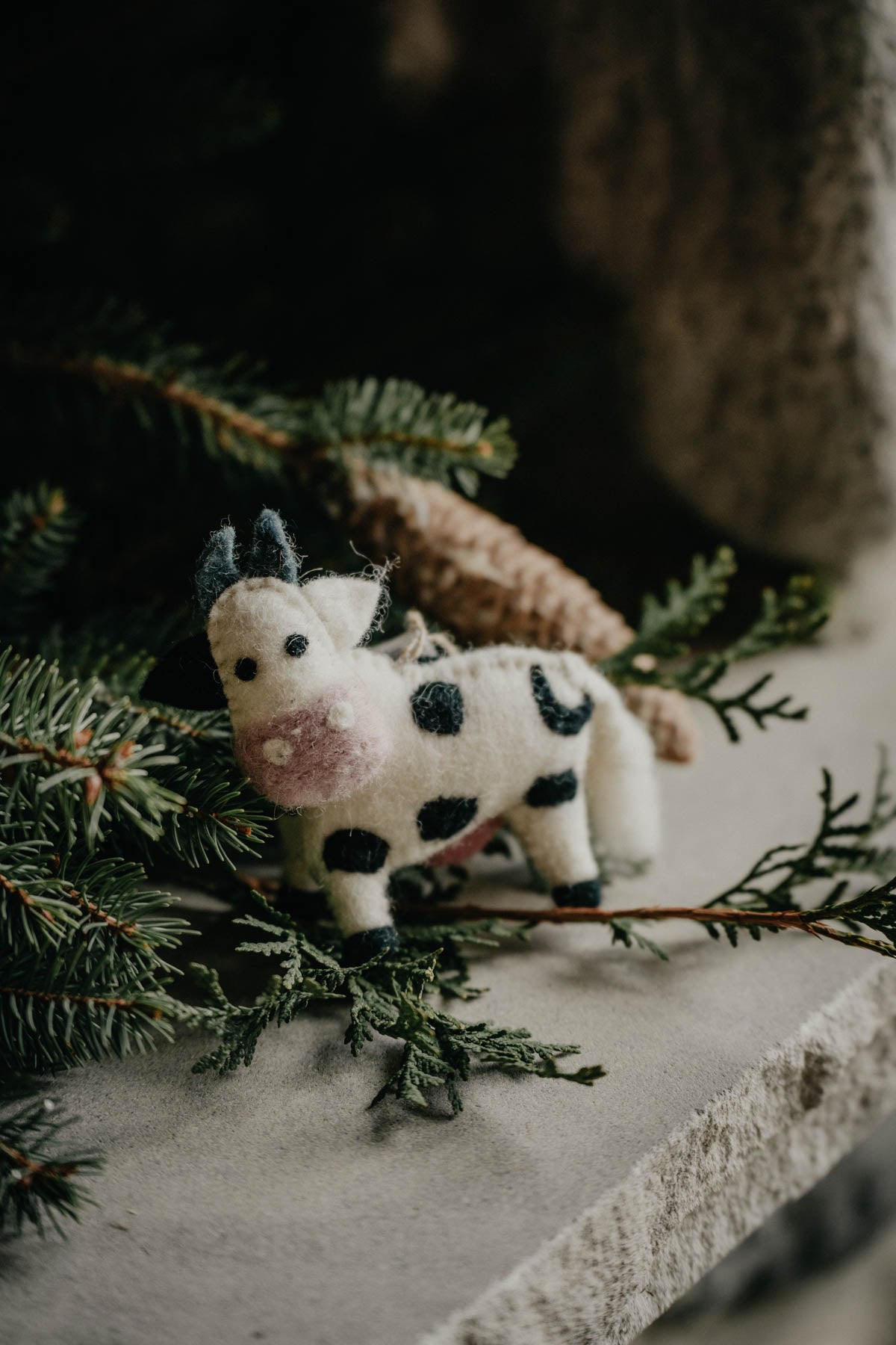 Felted Animal Tree Ornaments