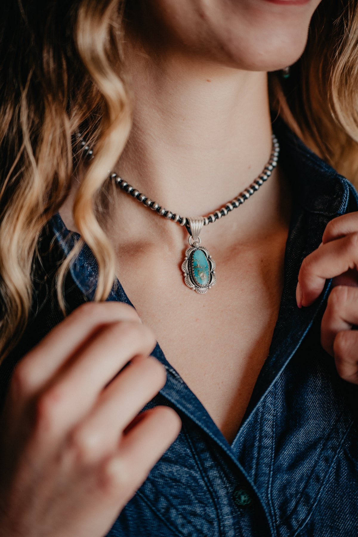 Everyday Wear Turquoise & Sterling Silver Pendants
