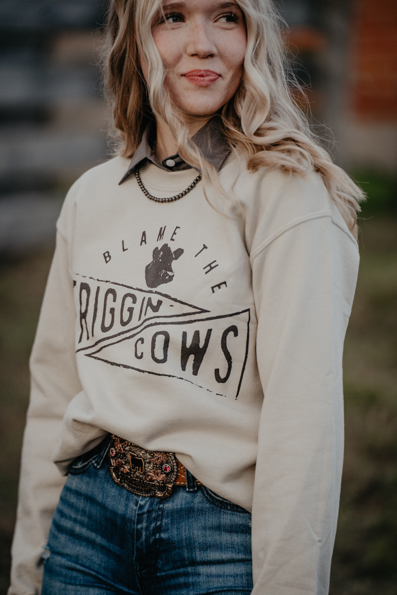 'Friggin Cows' Sand Crewneck (S-XXL)