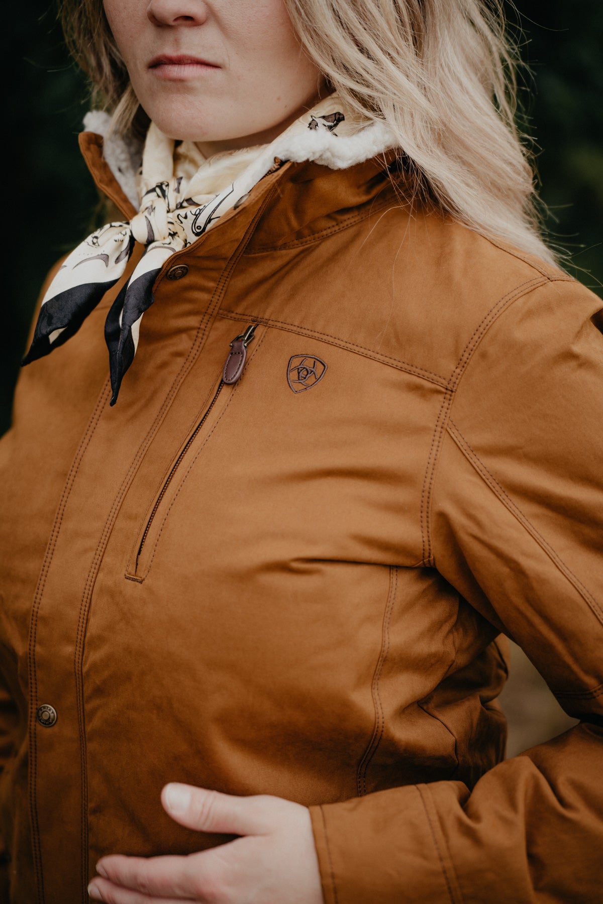 'Grizzly' Women's Insulated Jacket by Ariat (Chestnut) Sizes XS - XXL
