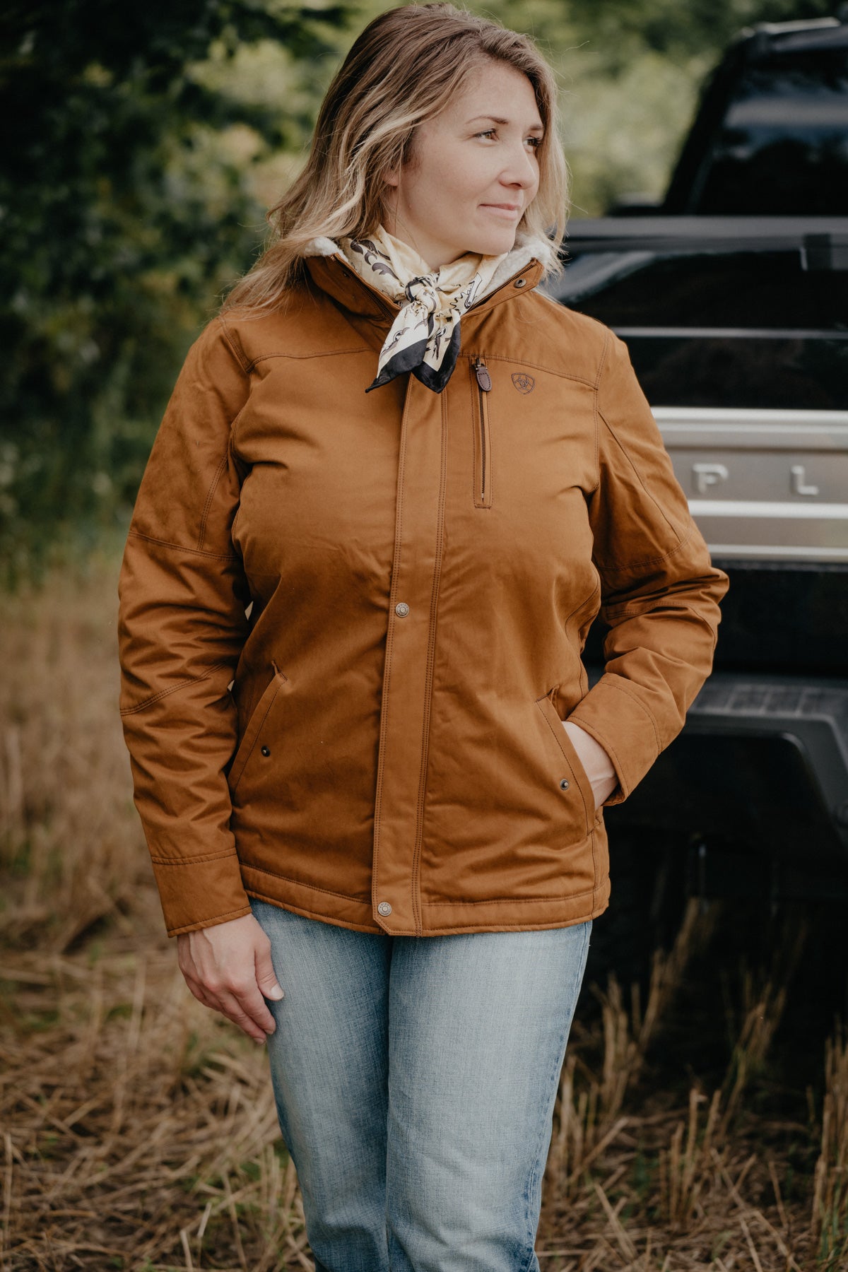 'Grizzly' Women's Insulated Jacket by Ariat (Chestnut) Sizes XS - XXL
