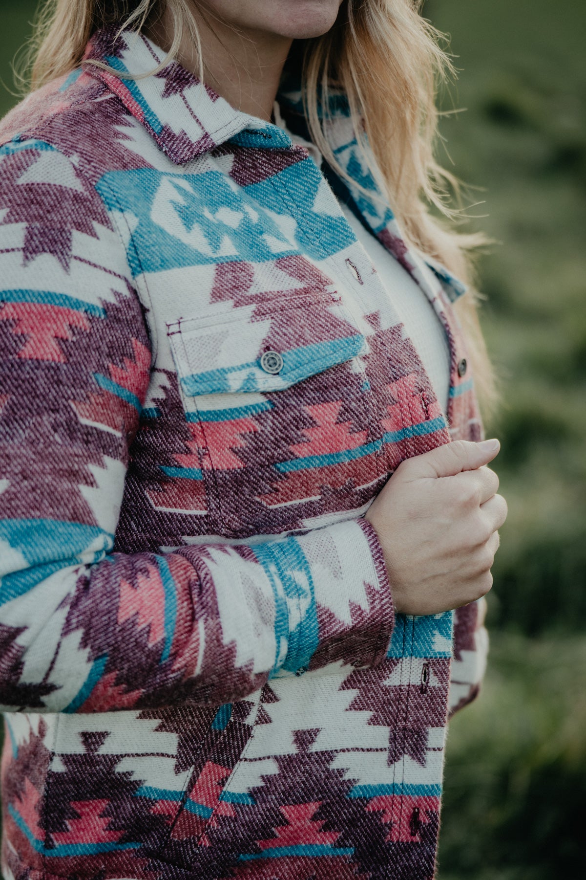 'Baja' Aztec Jacquard Shacket by Ariat (XS- XXL)