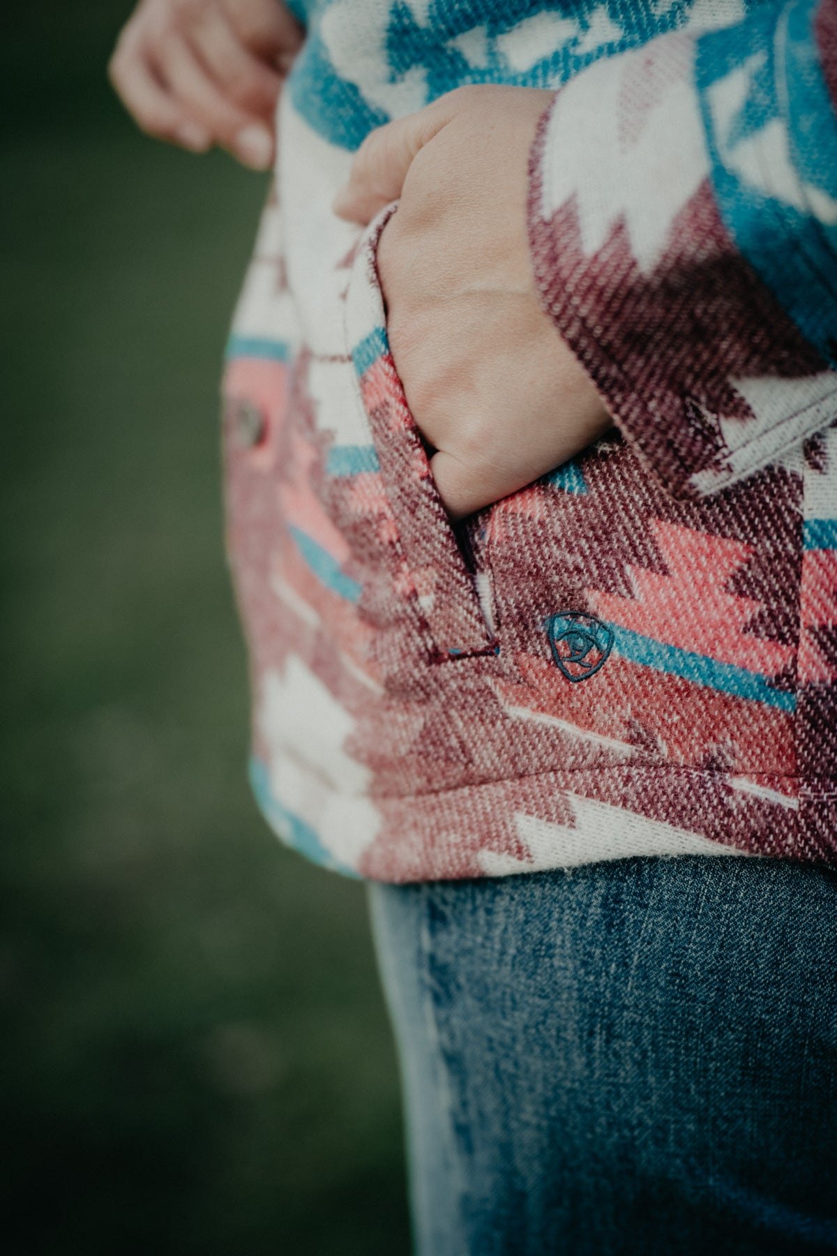 'Baja' Aztec Jacquard Shacket by Ariat (XS- XXL)