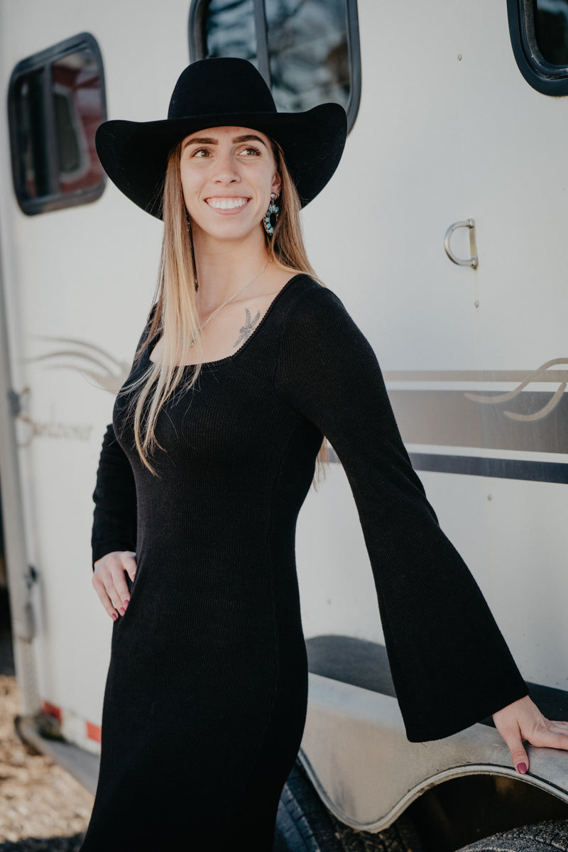 'Colette' Solid Ribbed Maxi Dress (S-L/2 Colours)