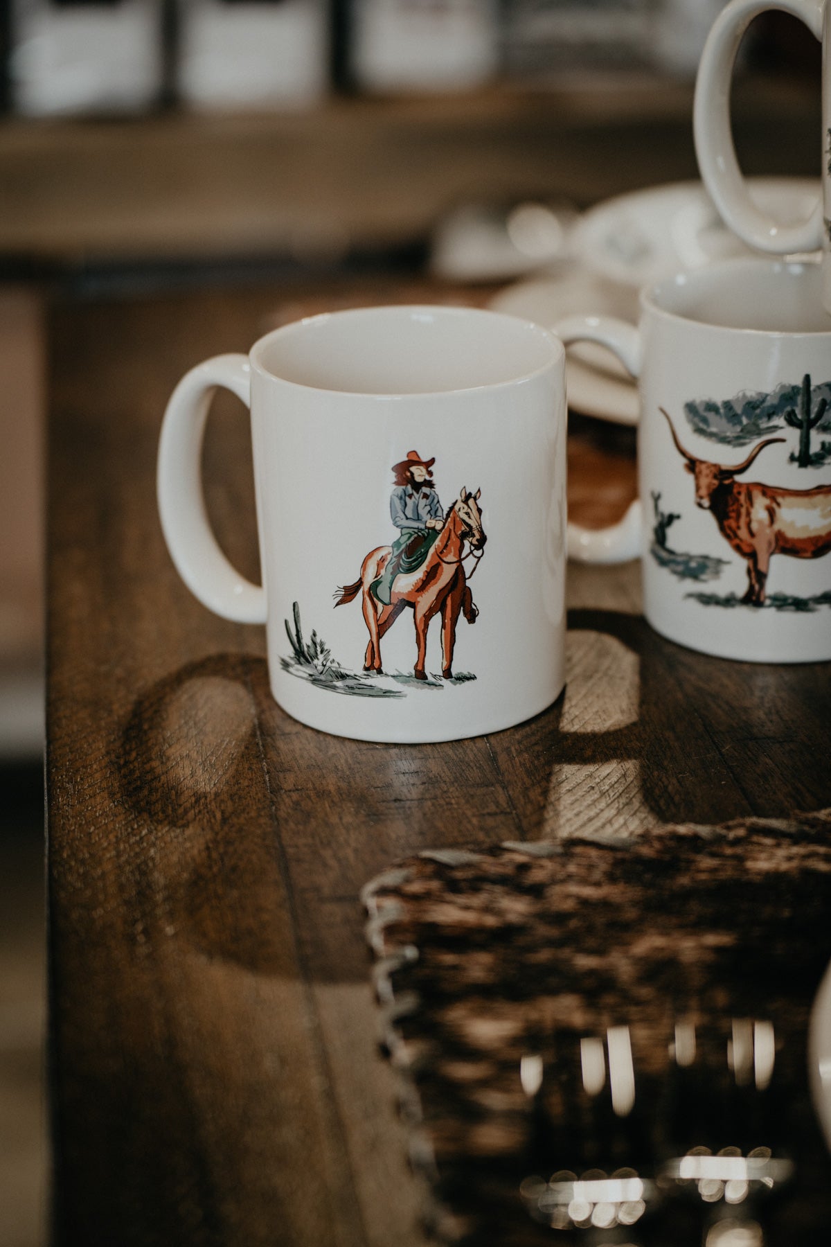 'Ranch Life' (In Colour) Oversized Ceramic Mugs (4 Designs)